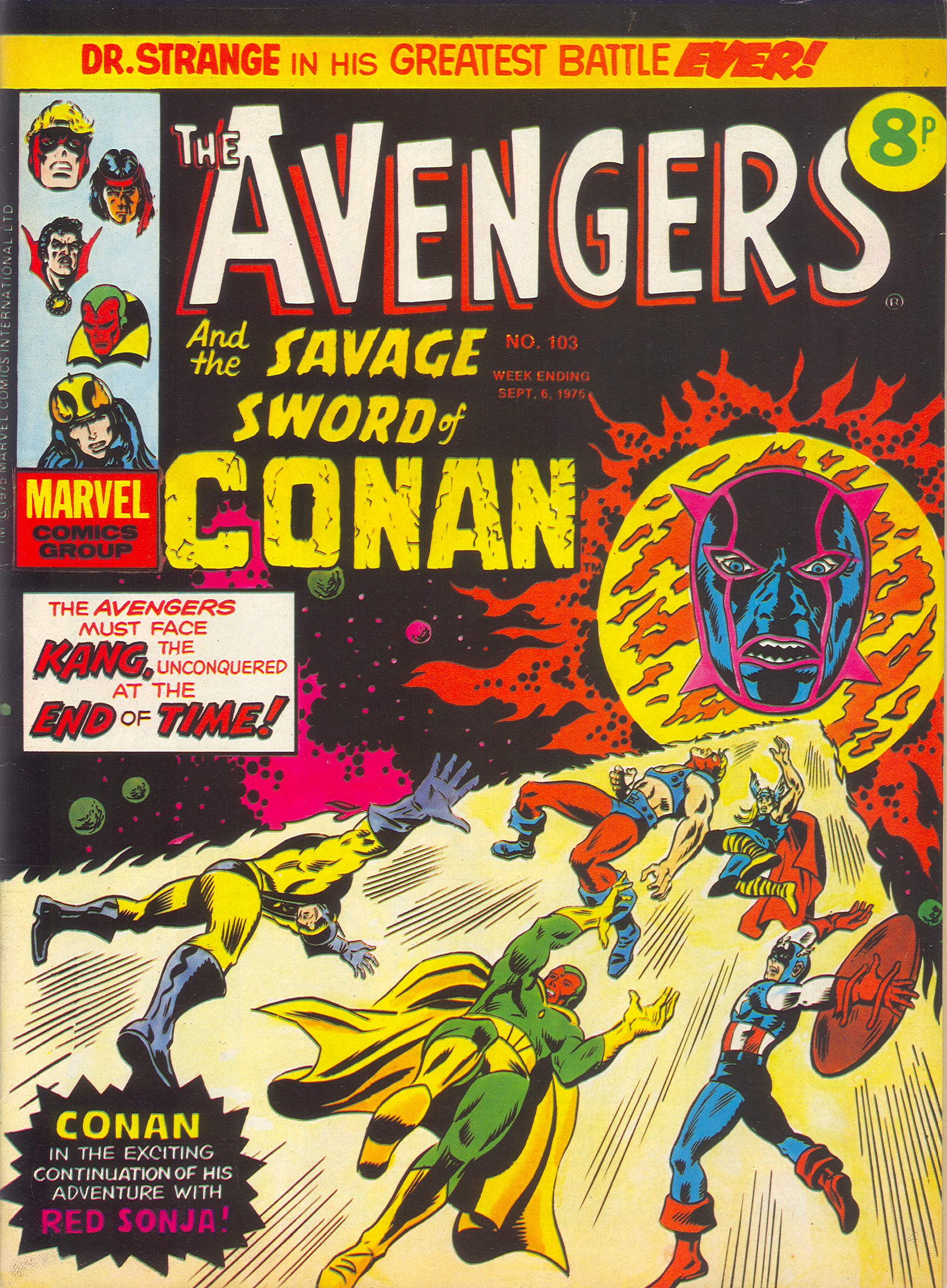 Read online The Avengers (1973) comic -  Issue #103 - 1