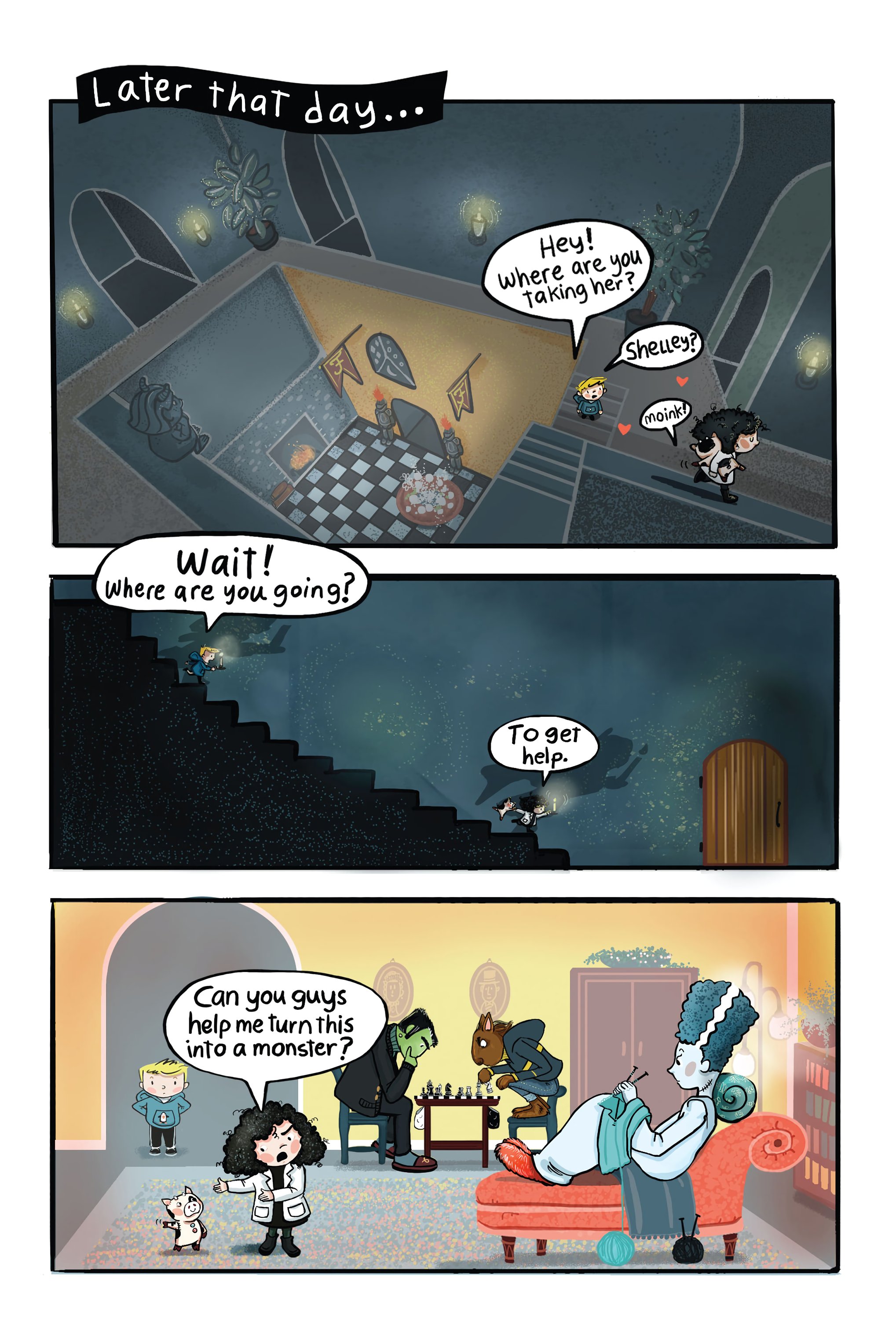 Read online Shelley Frankenstein!: CowPiggy comic -  Issue # TPB (Part 1) - 74