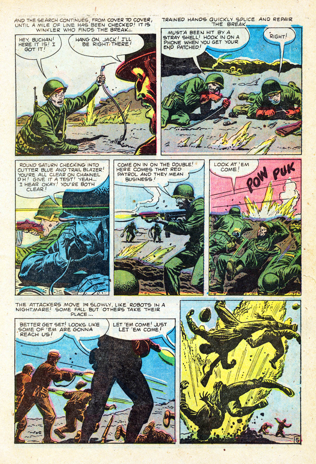 Read online Combat (1952) comic -  Issue #2 - 7