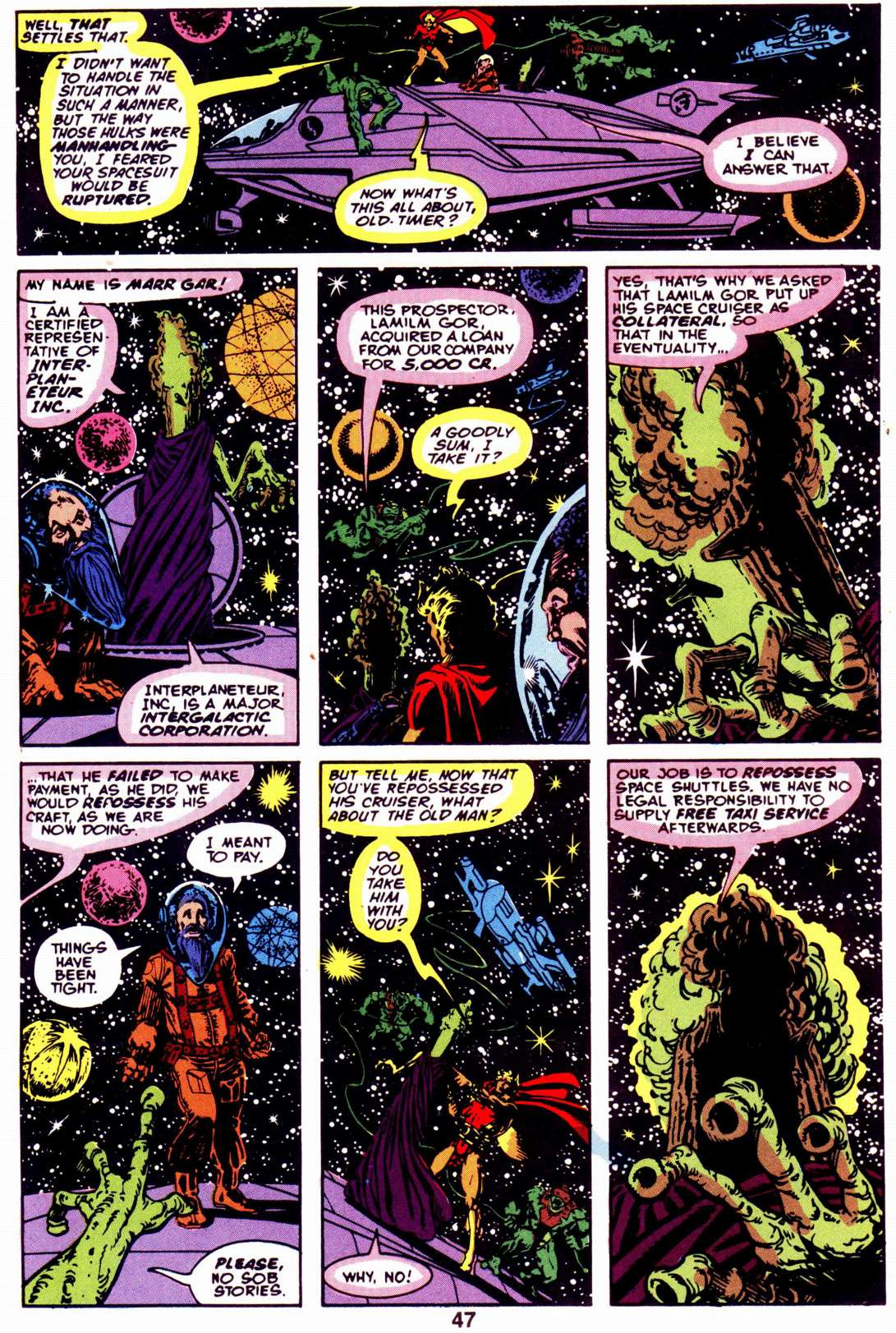 Read online Warlock (1982) comic -  Issue #4 - 49