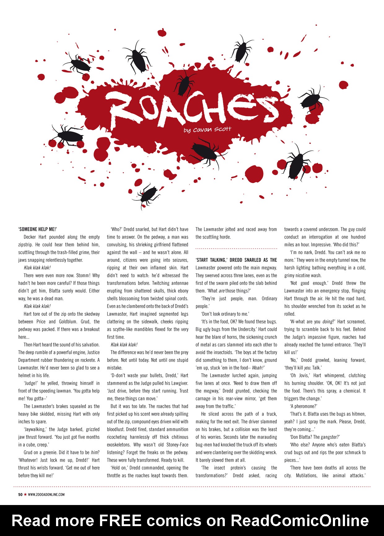 Read online Judge Dredd Megazine (Vol. 5) comic -  Issue #338 - 50