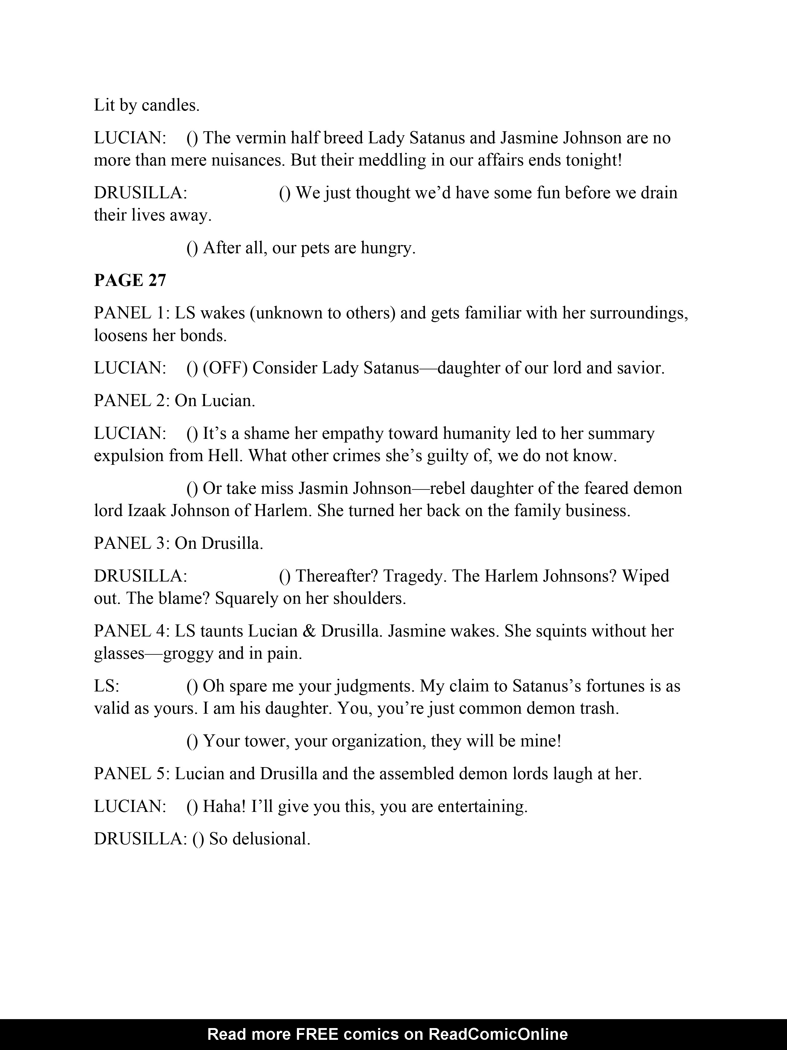 Read online Lady Satanus: Sinister Urge comic -  Issue # TPB - 81