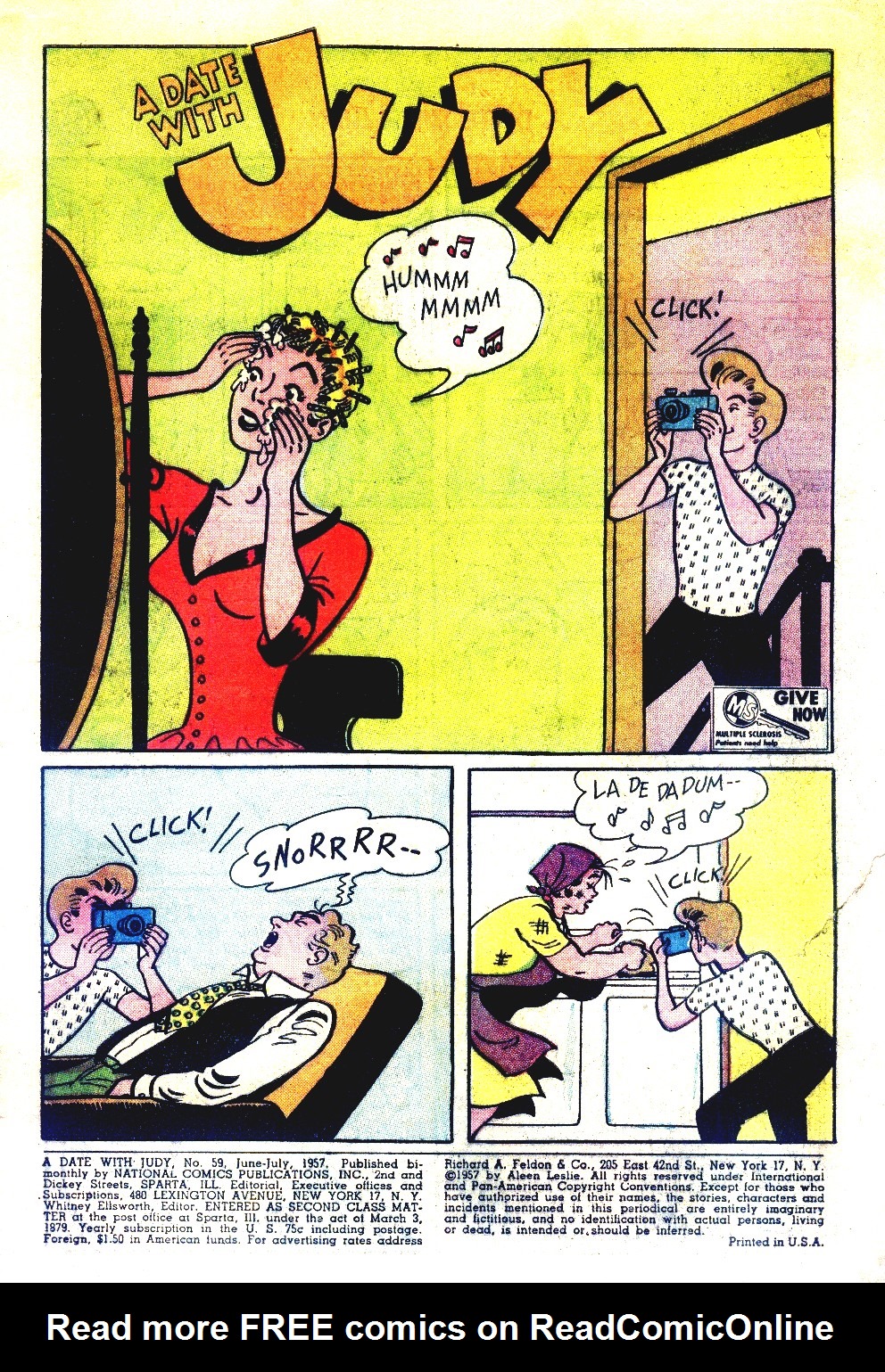 Read online A Date with Judy comic -  Issue #59 - 3