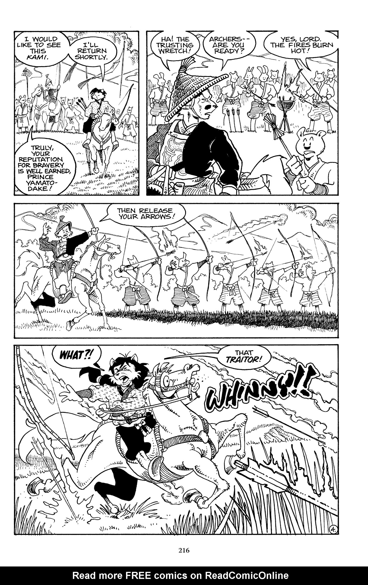 Read online The Usagi Yojimbo Saga comic -  Issue # TPB 2 - 215