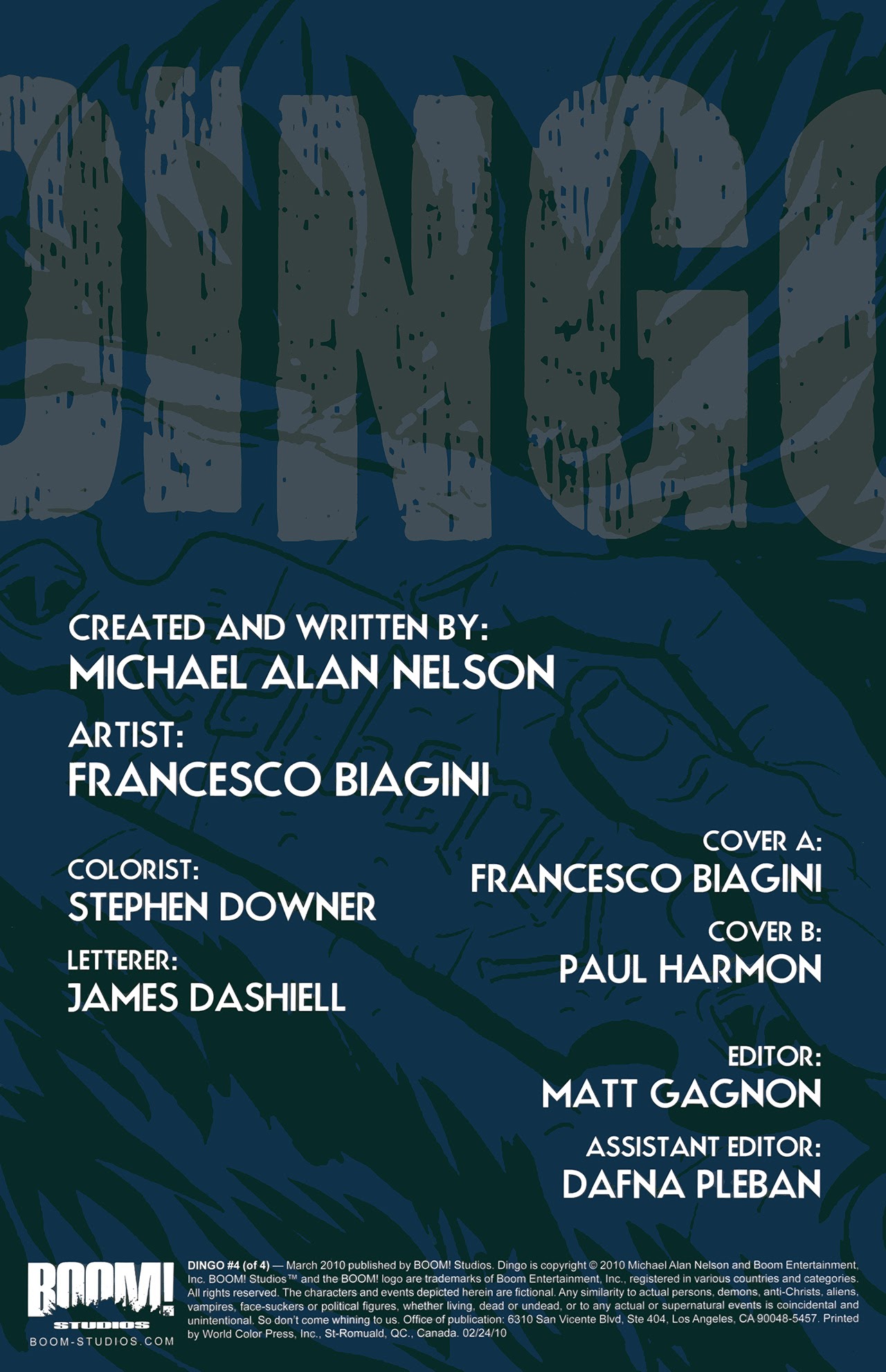 Read online Dingo comic -  Issue #4 - 2