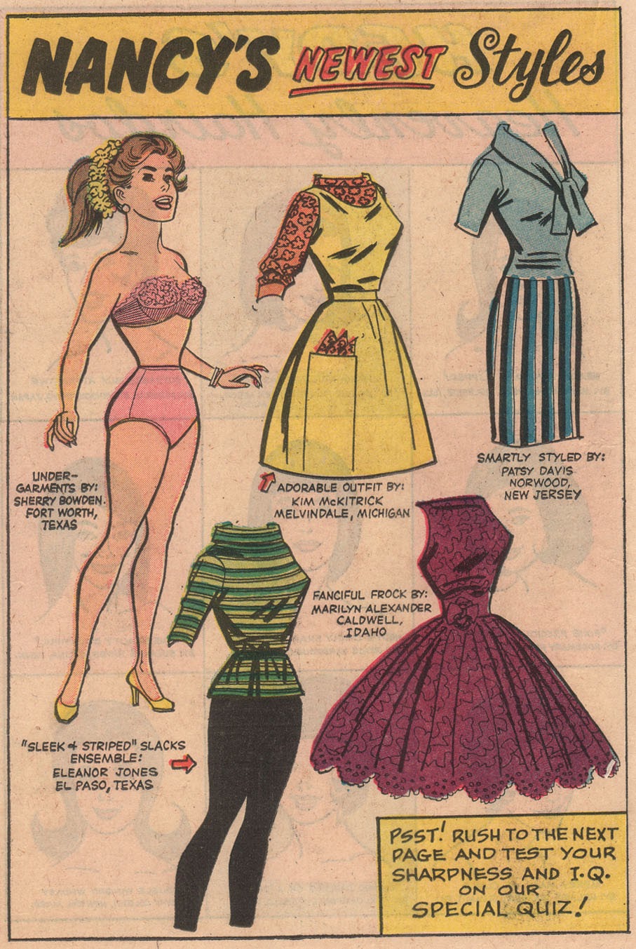 Read online Patsy Walker's Fashion Parade comic -  Issue # Full - 50