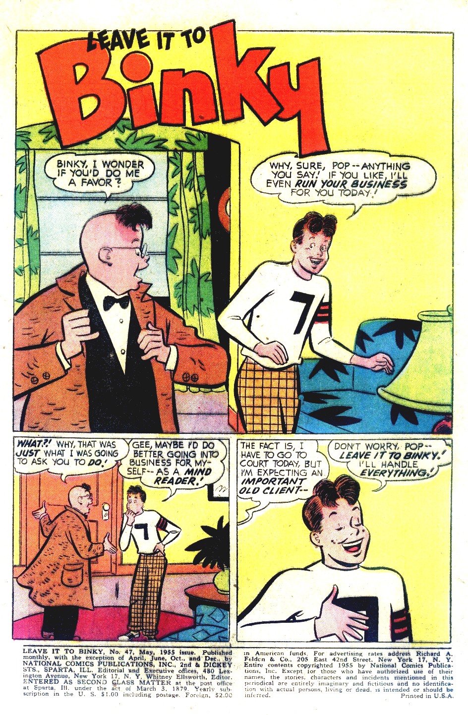 Read online Leave it to Binky comic -  Issue #47 - 3