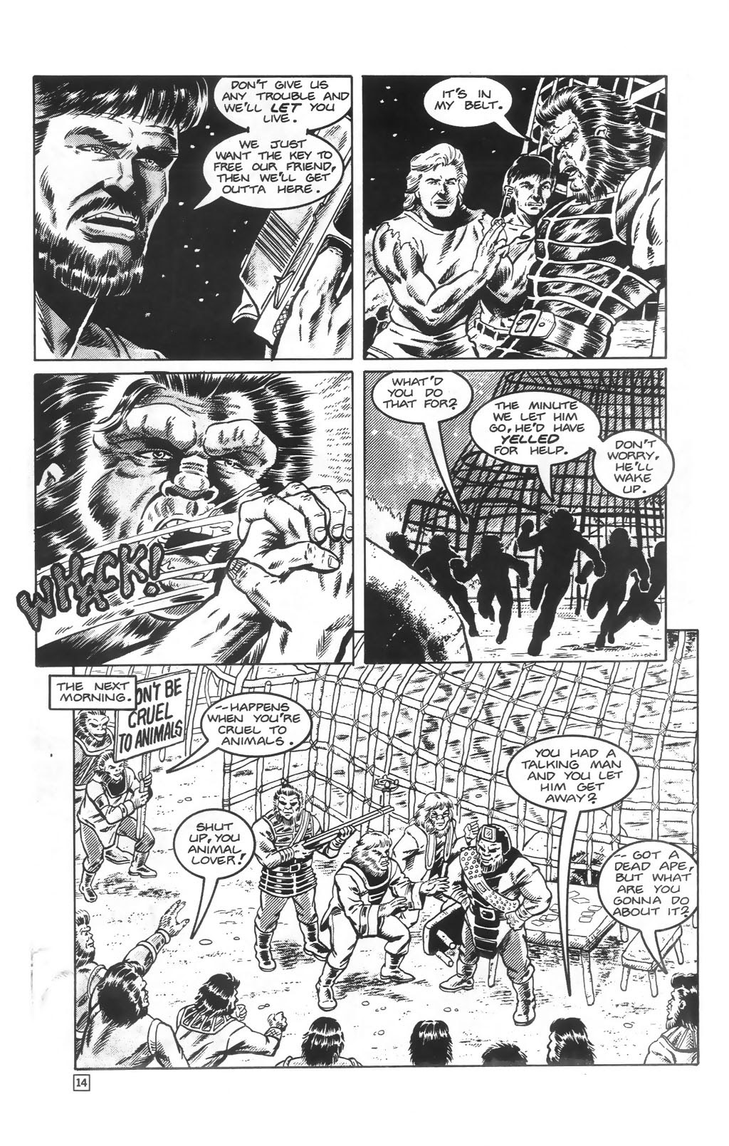 Read online Planet of the Apes: Blood of the Apes comic -  Issue #2 - 16