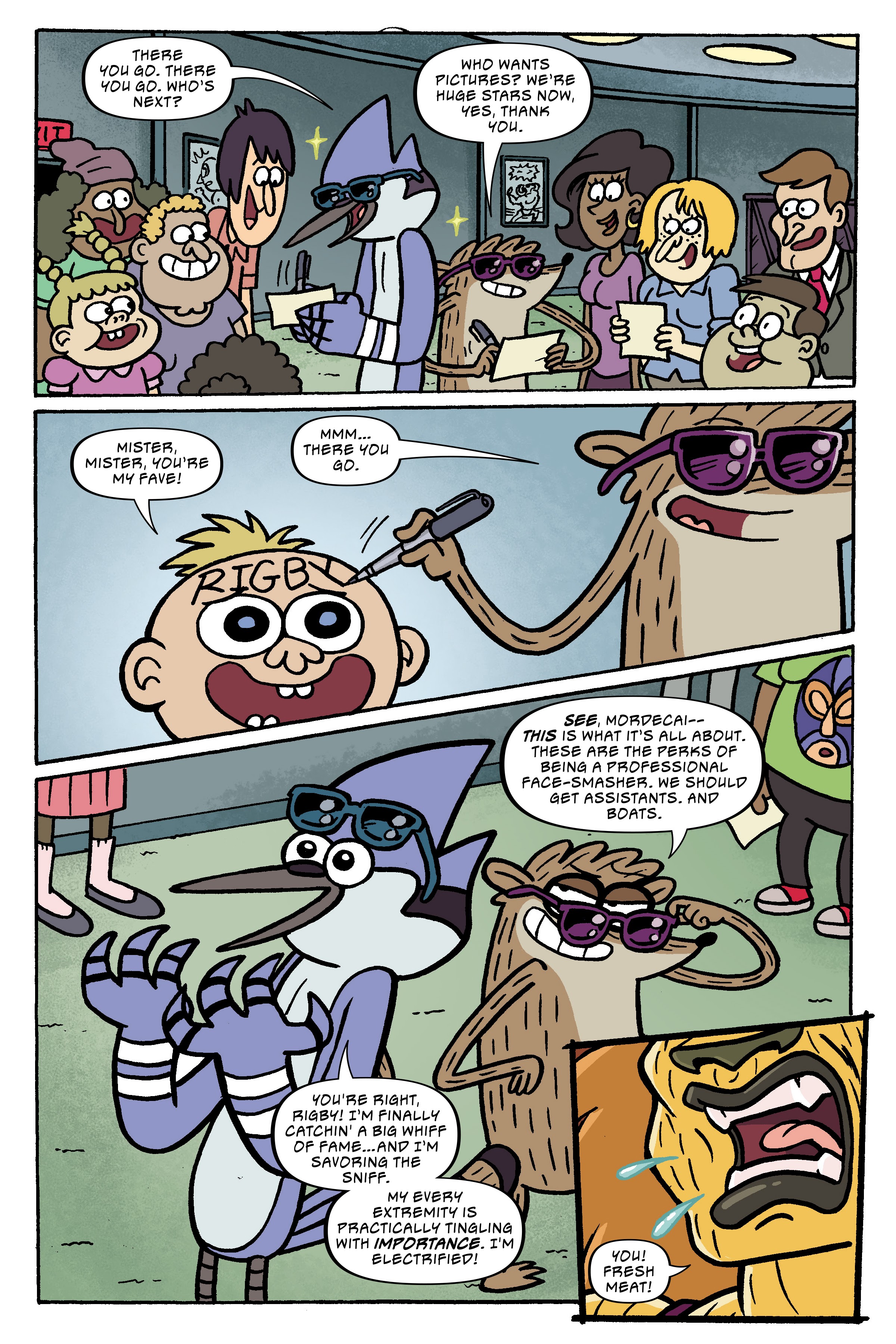 Read online Regular Show: Wrasslesplosion comic -  Issue # TPB - 73