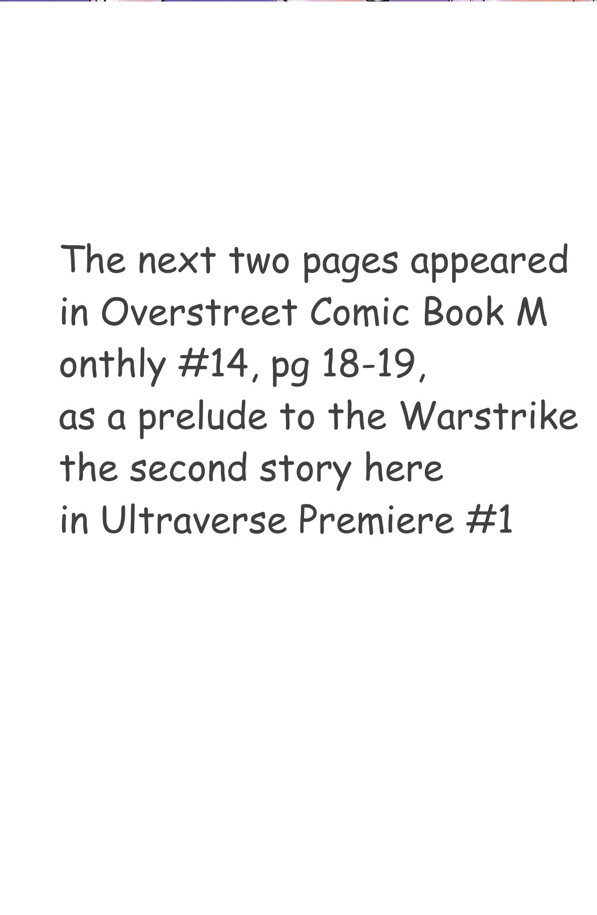 Read online Ultraverse Premiere comic -  Issue #1 - 1