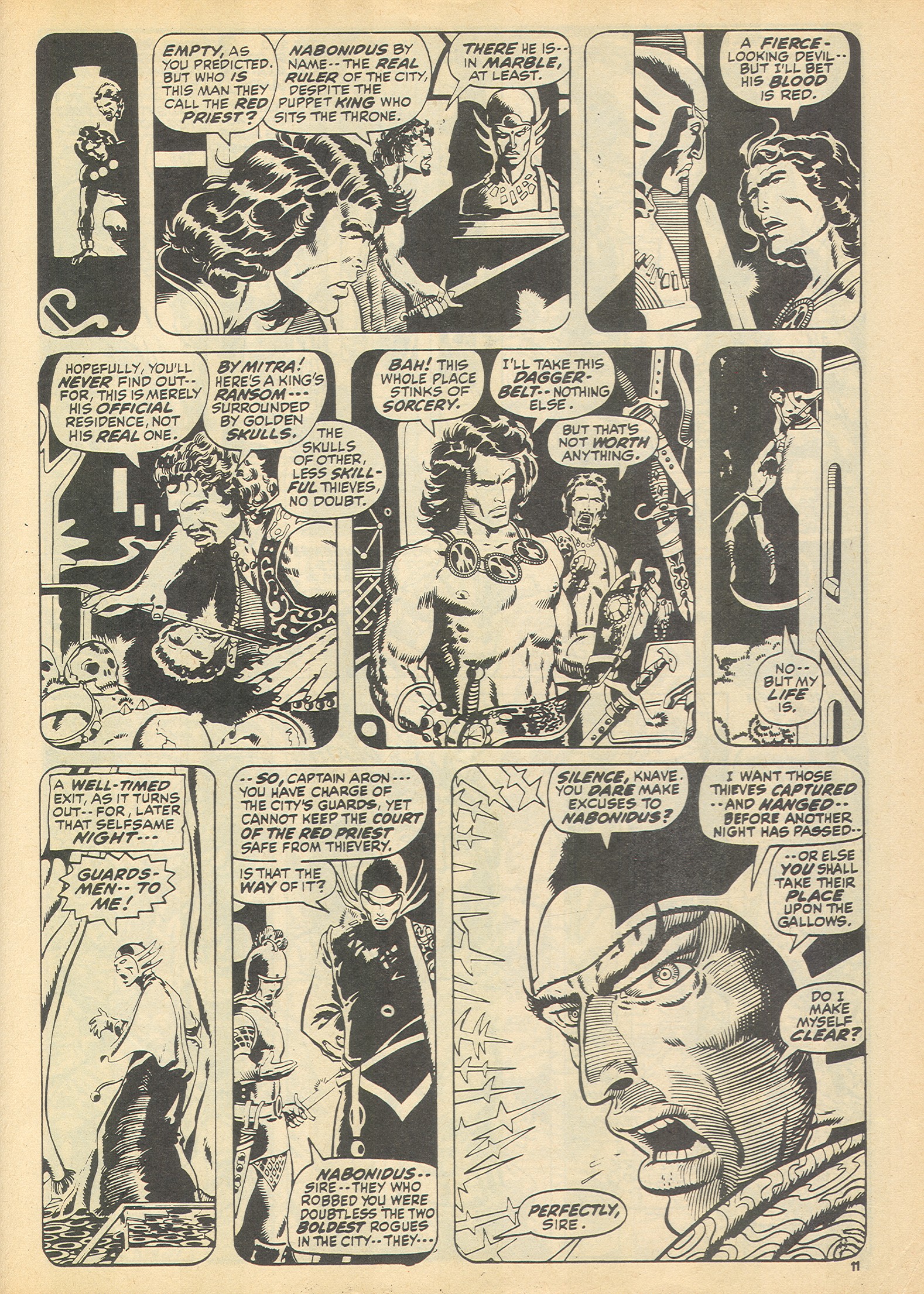 Read online The Savage Sword of Conan (1975) comic -  Issue #10 - 11