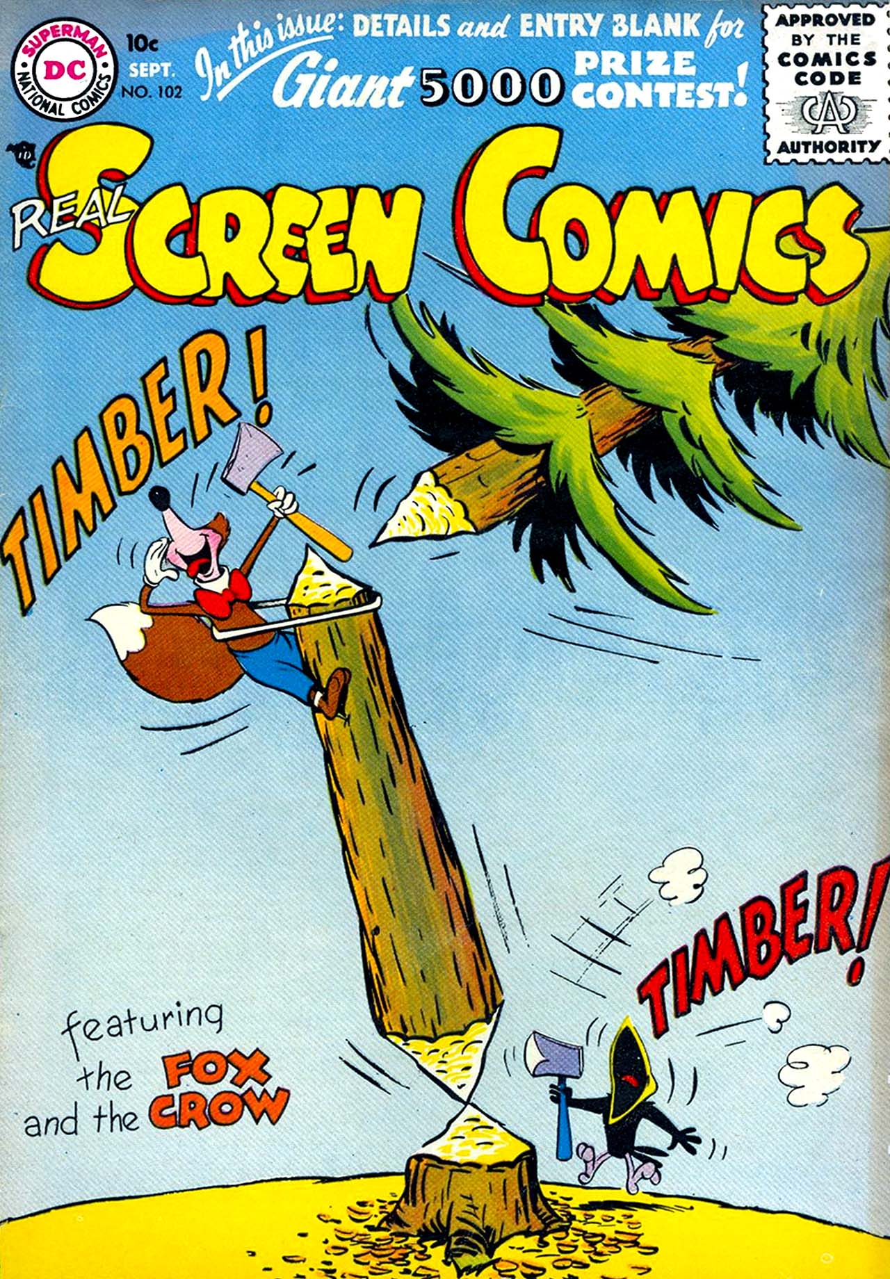 Read online Real Screen Comics comic -  Issue #102 - 1