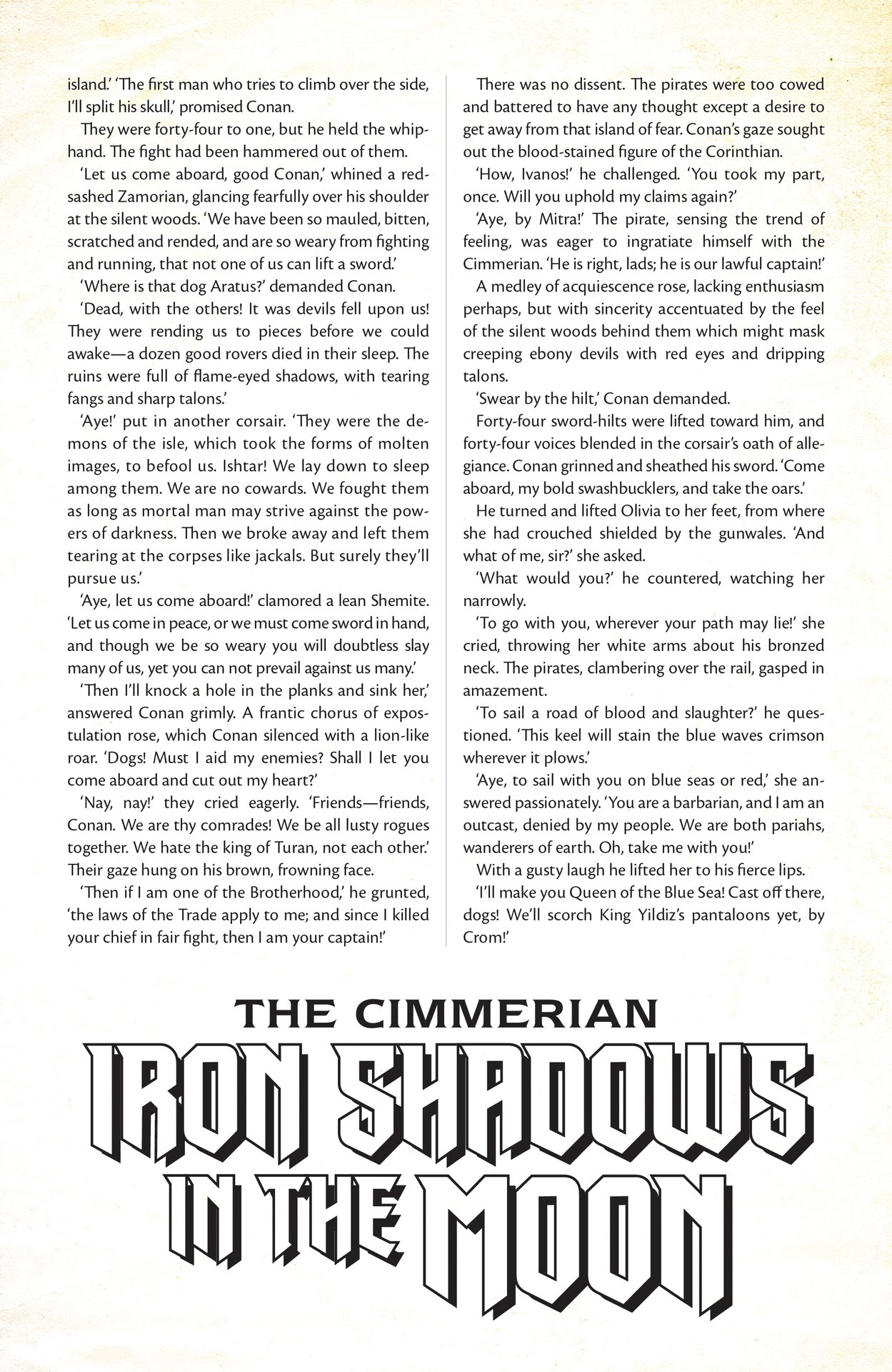 Read online The Cimmerian comic -  Issue # TPB 3 - 75