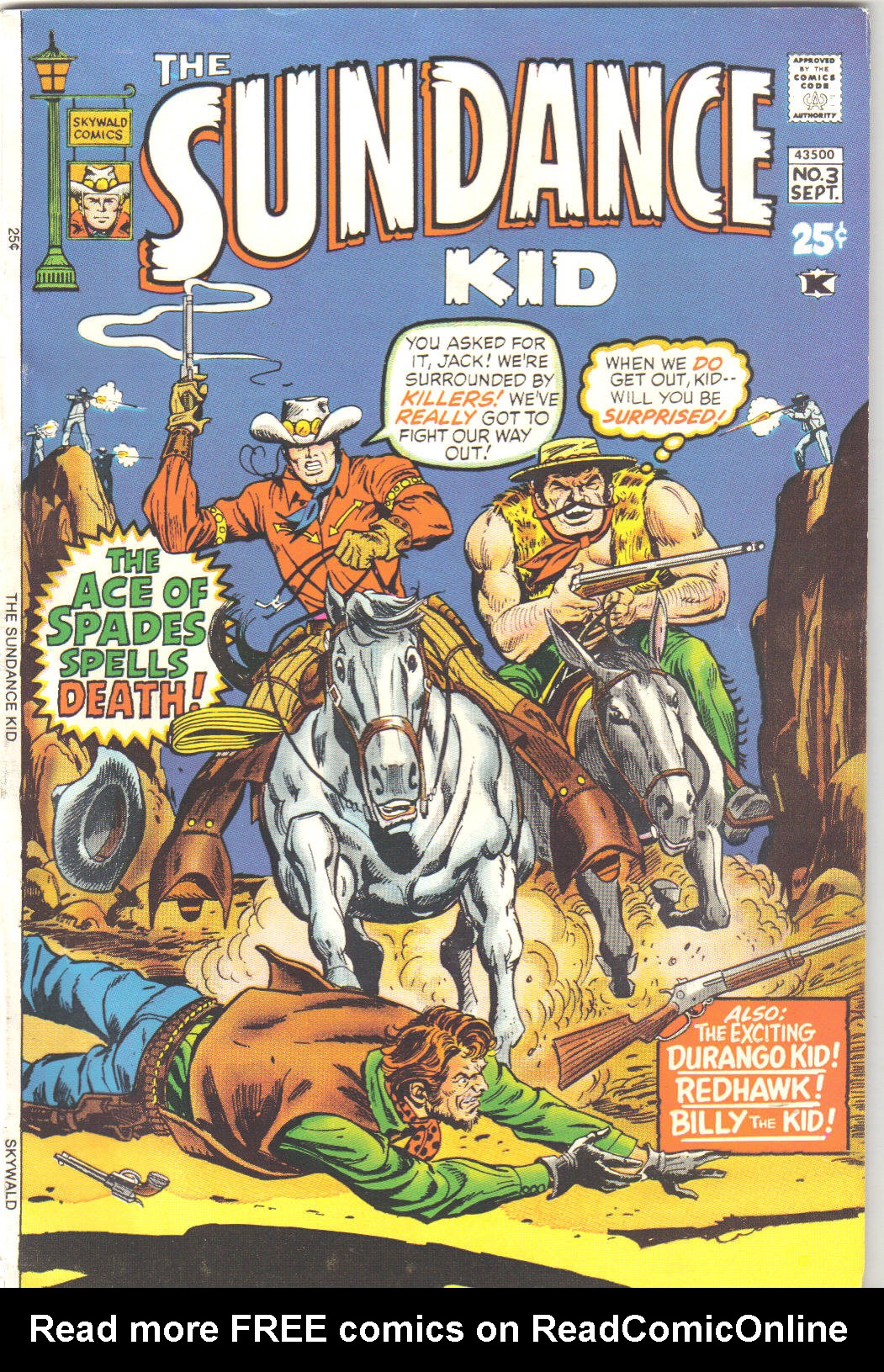 Read online The Sundance Kid comic -  Issue #3 - 1