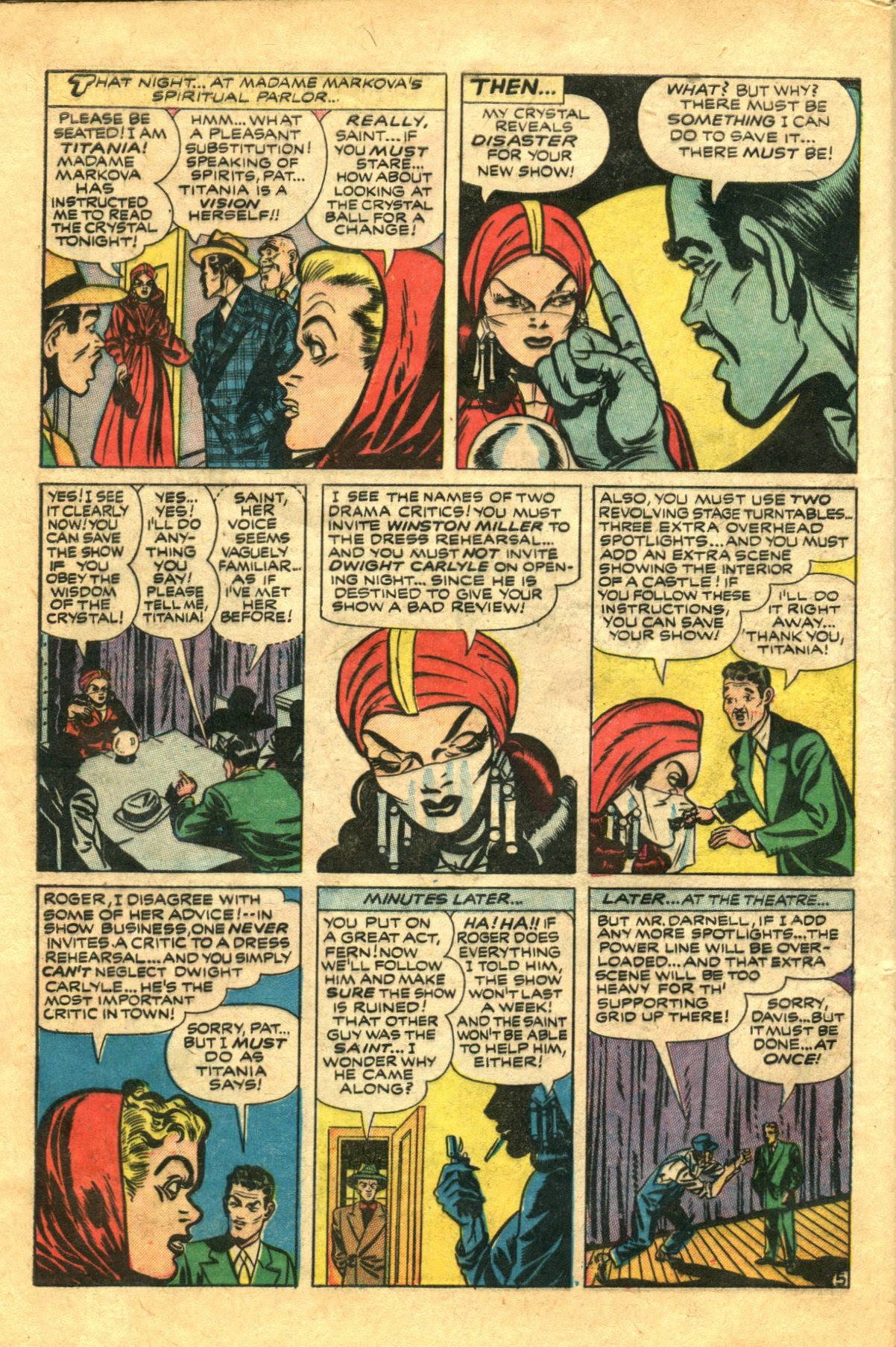 Read online The Saint (1947) comic -  Issue #7 - 28
