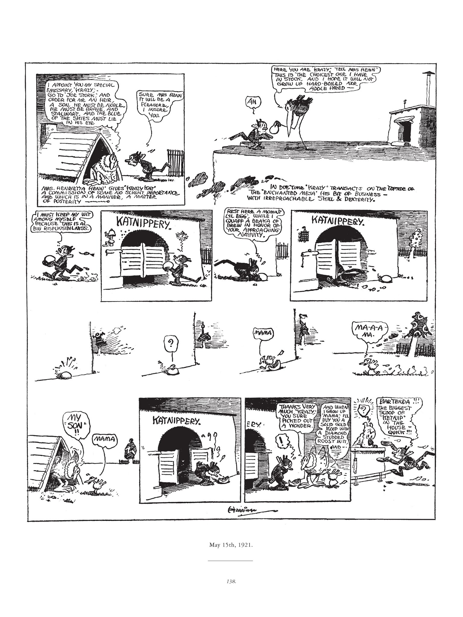 Read online Krazy & Ignatz comic -  Issue # TPB 2 - 138