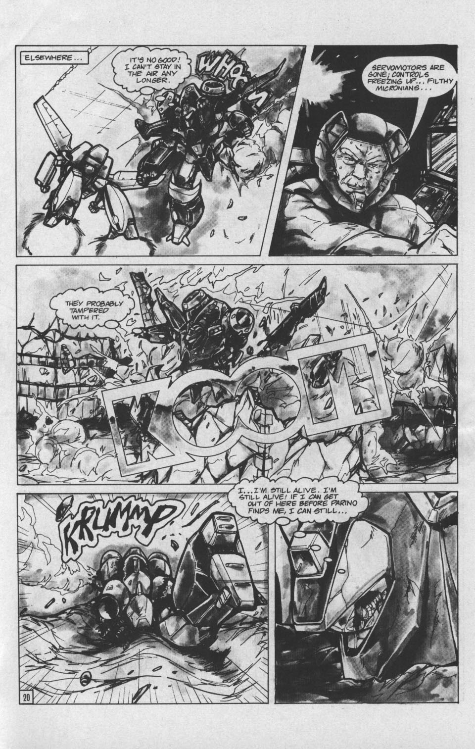 Read online Robotech II: The Sentinels - The Malcontent Uprisings comic -  Issue #12 - 22