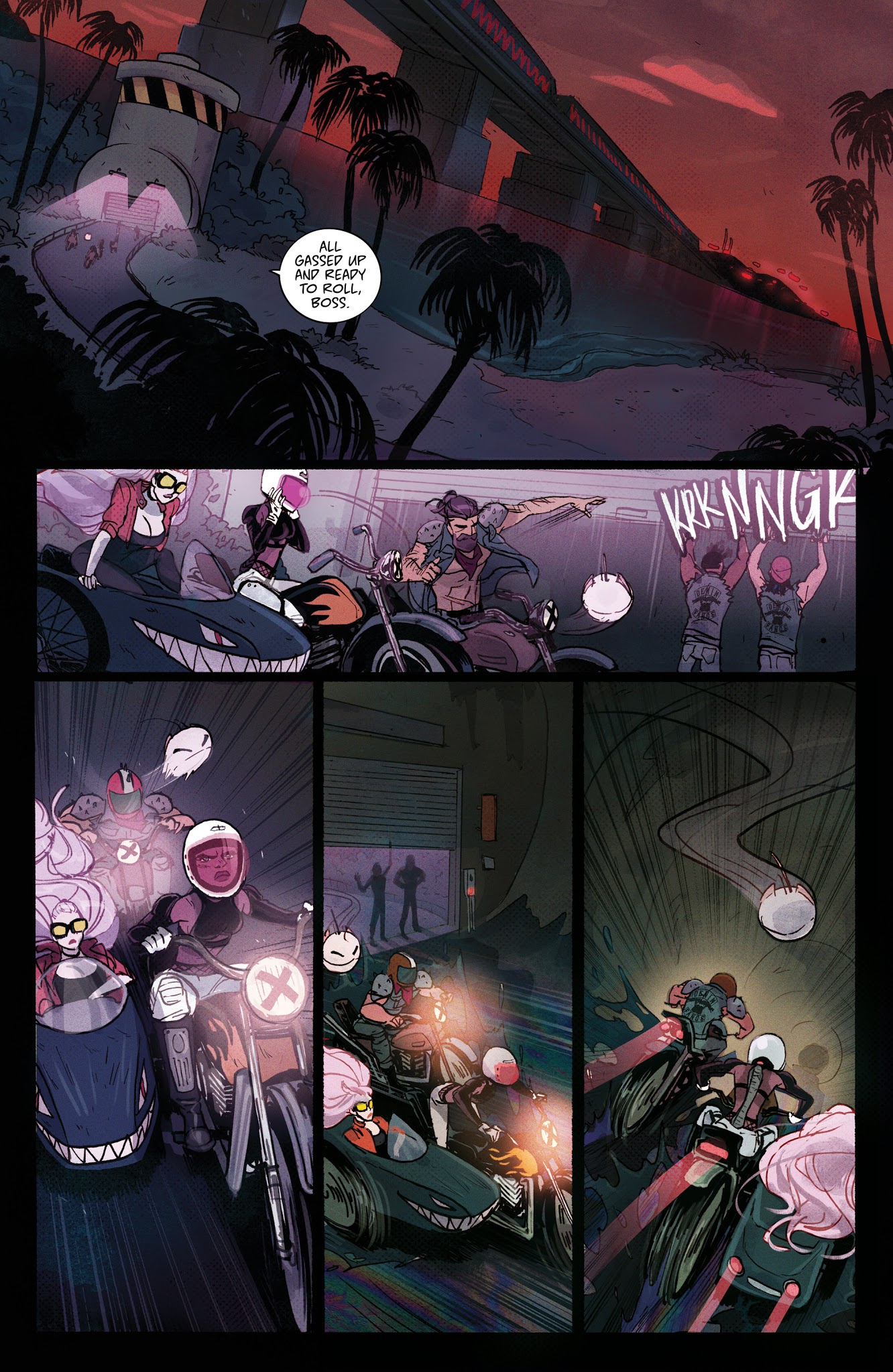 Read online Motor Crush comic -  Issue #8 - 16