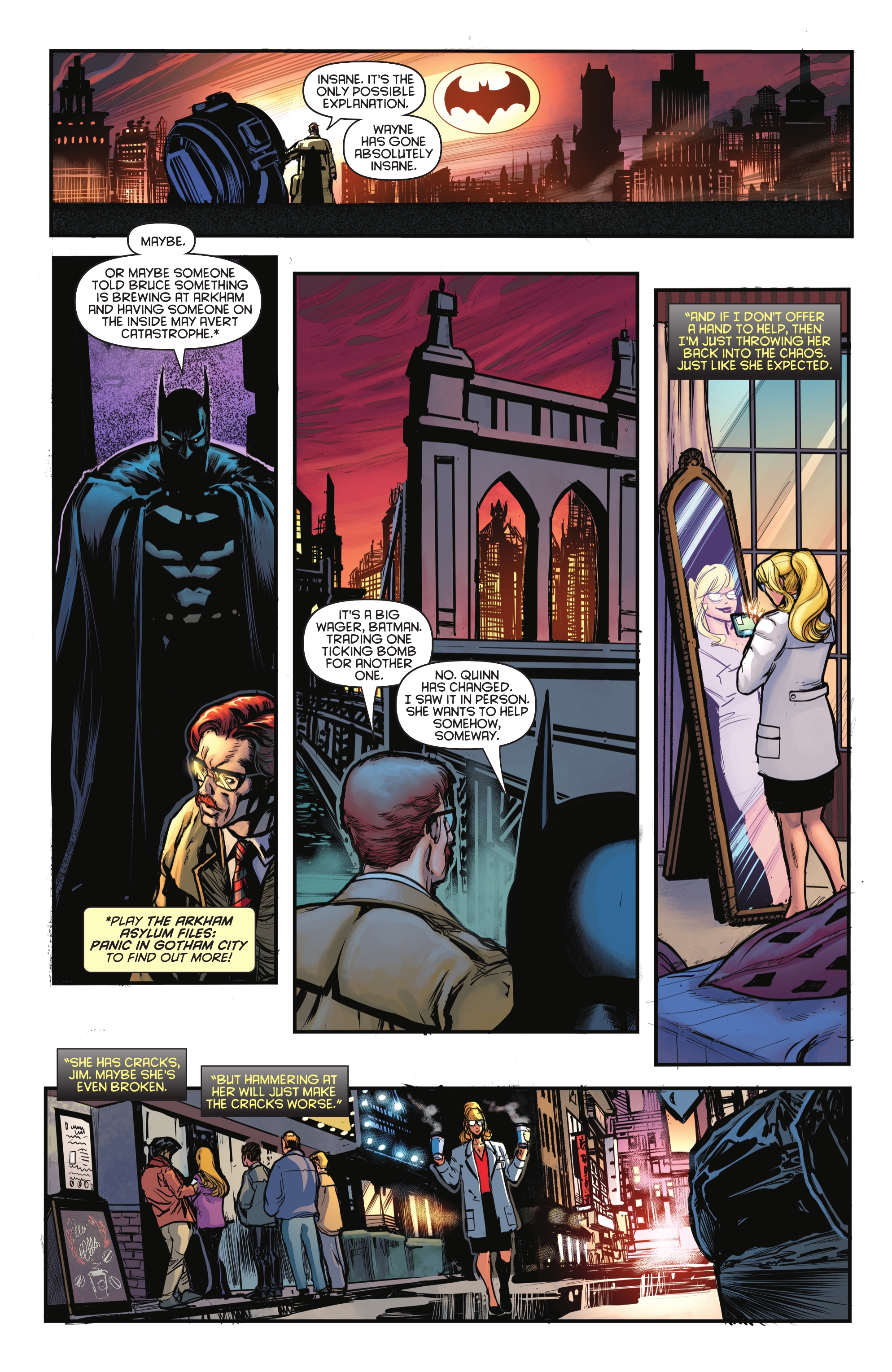 Read online Harley Quinn: The Arkham Asylum Files comic -  Issue #1 - 21