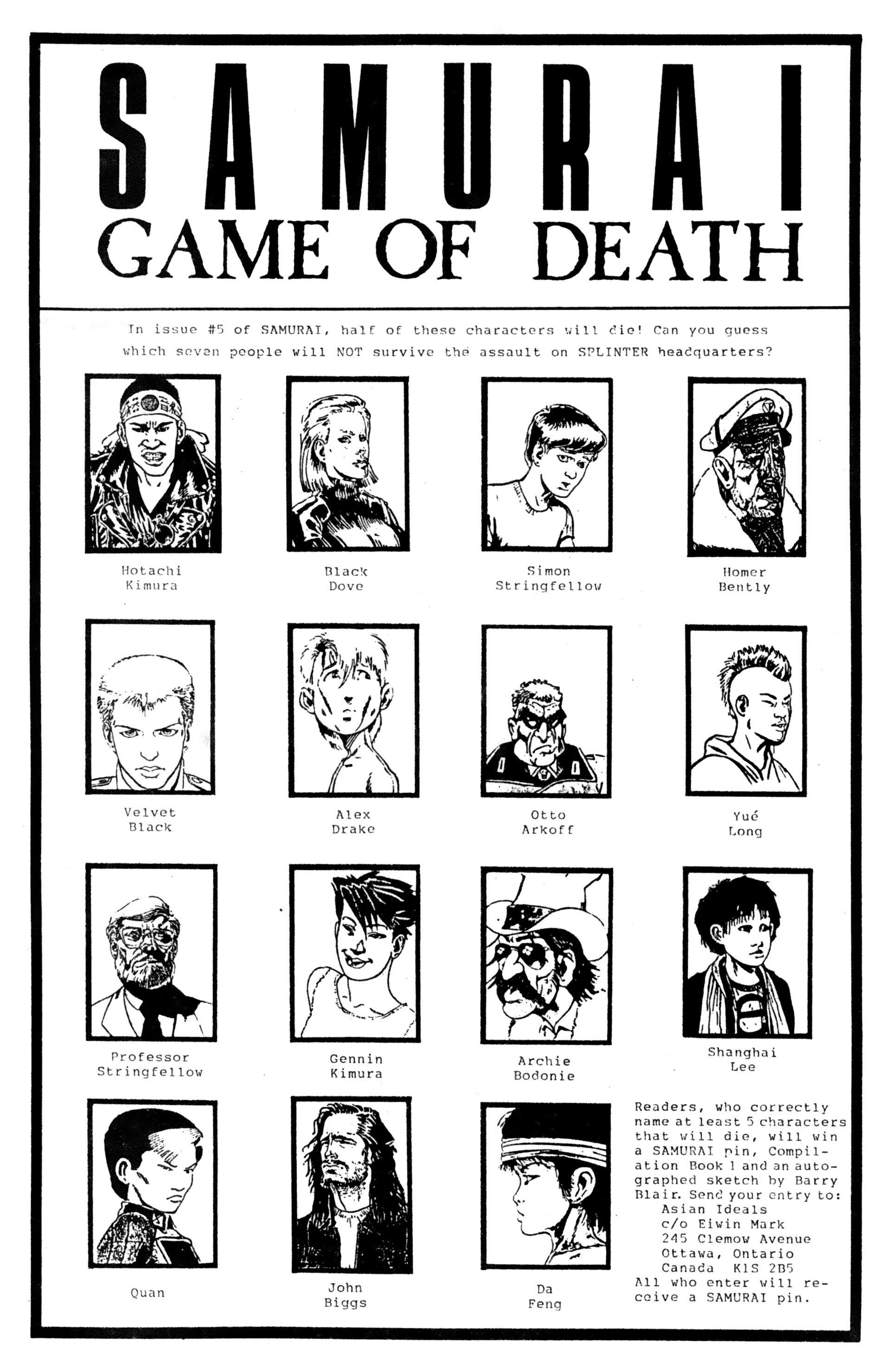 Read online Samurai (1988) comic -  Issue #4 - 27