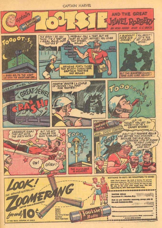 Read online Captain Marvel Adventures comic -  Issue #30 - 57