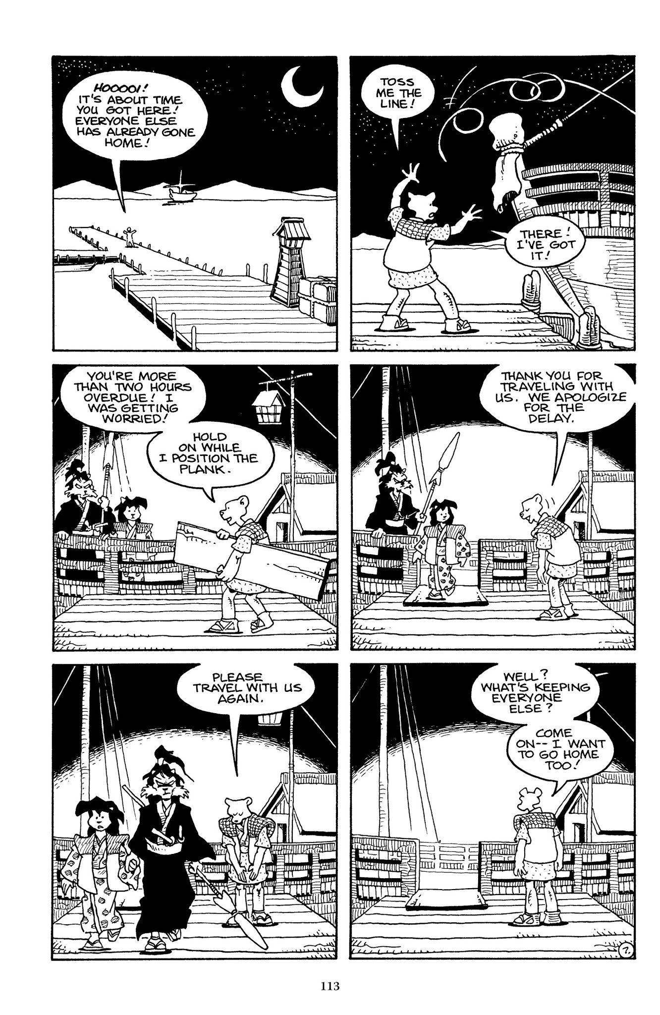 Read online The Usagi Yojimbo Saga comic -  Issue # TPB 2 - 113