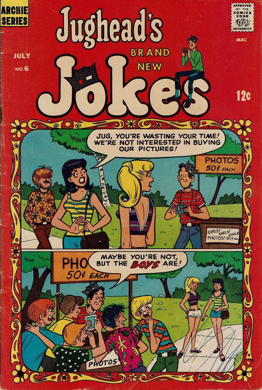 Read online Jughead's Jokes comic -  Issue #6 - 1