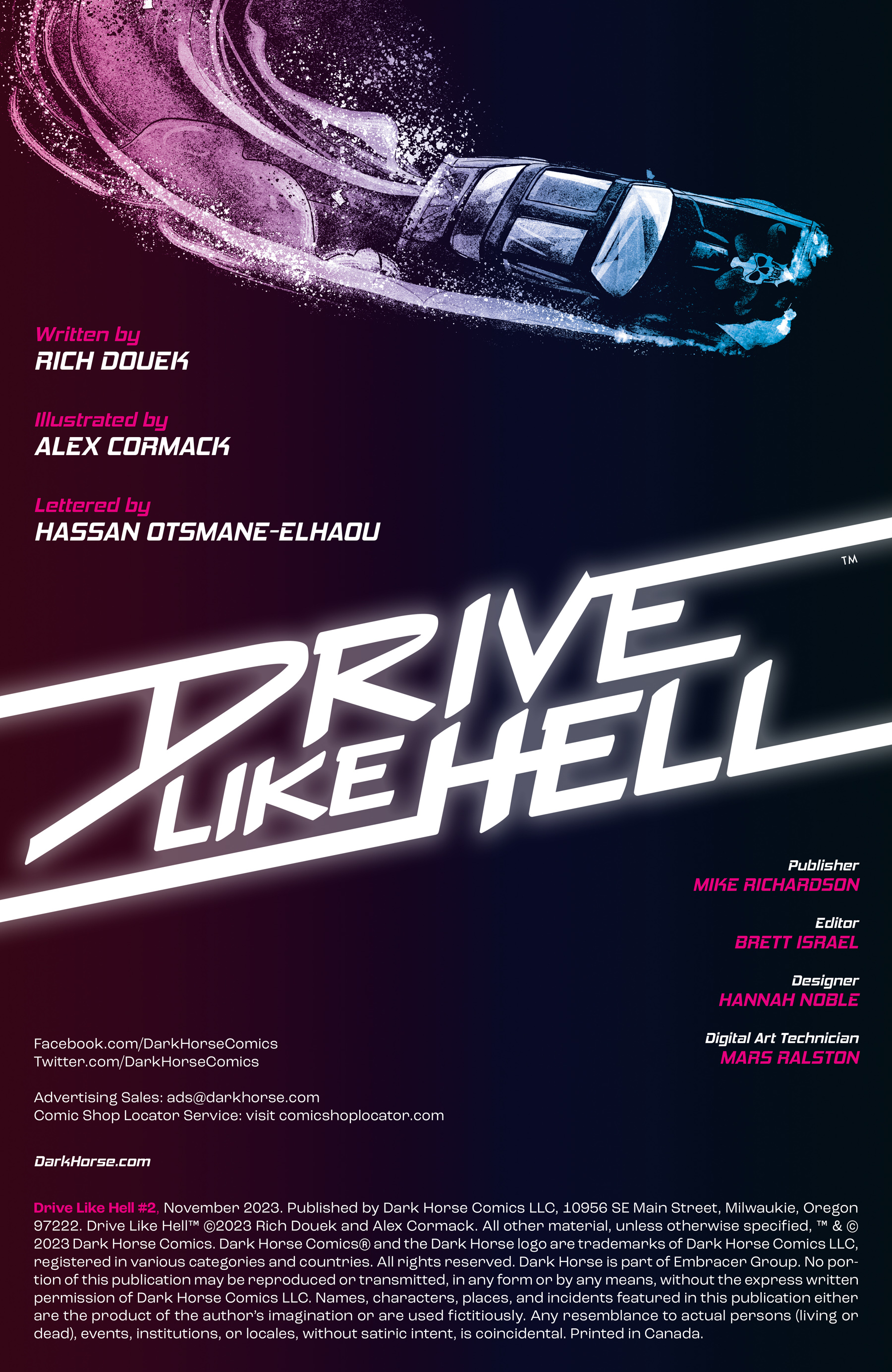 Read online Drive Like Hell comic -  Issue #2 - 2