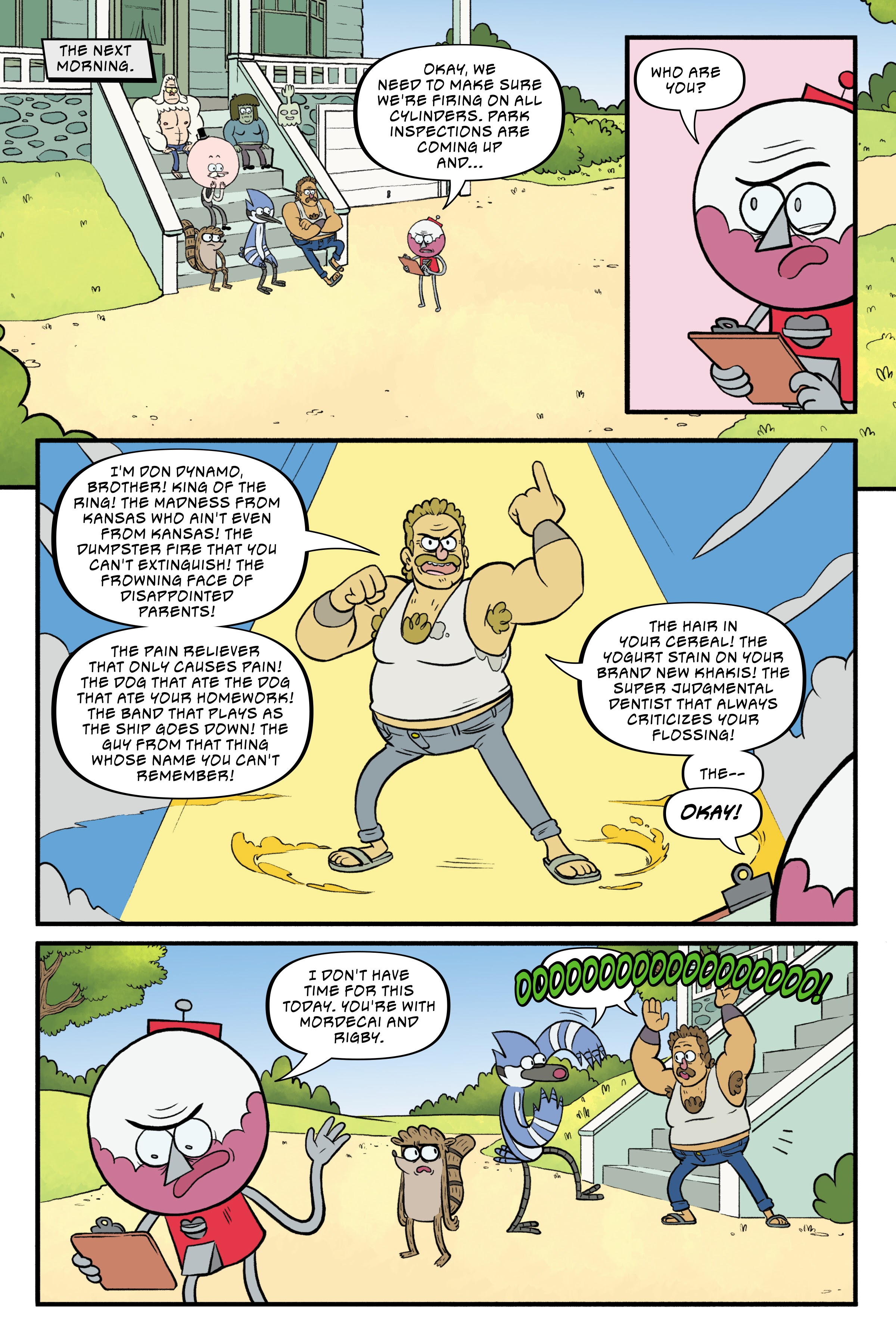 Read online Regular Show: Wrasslesplosion comic -  Issue # TPB - 123