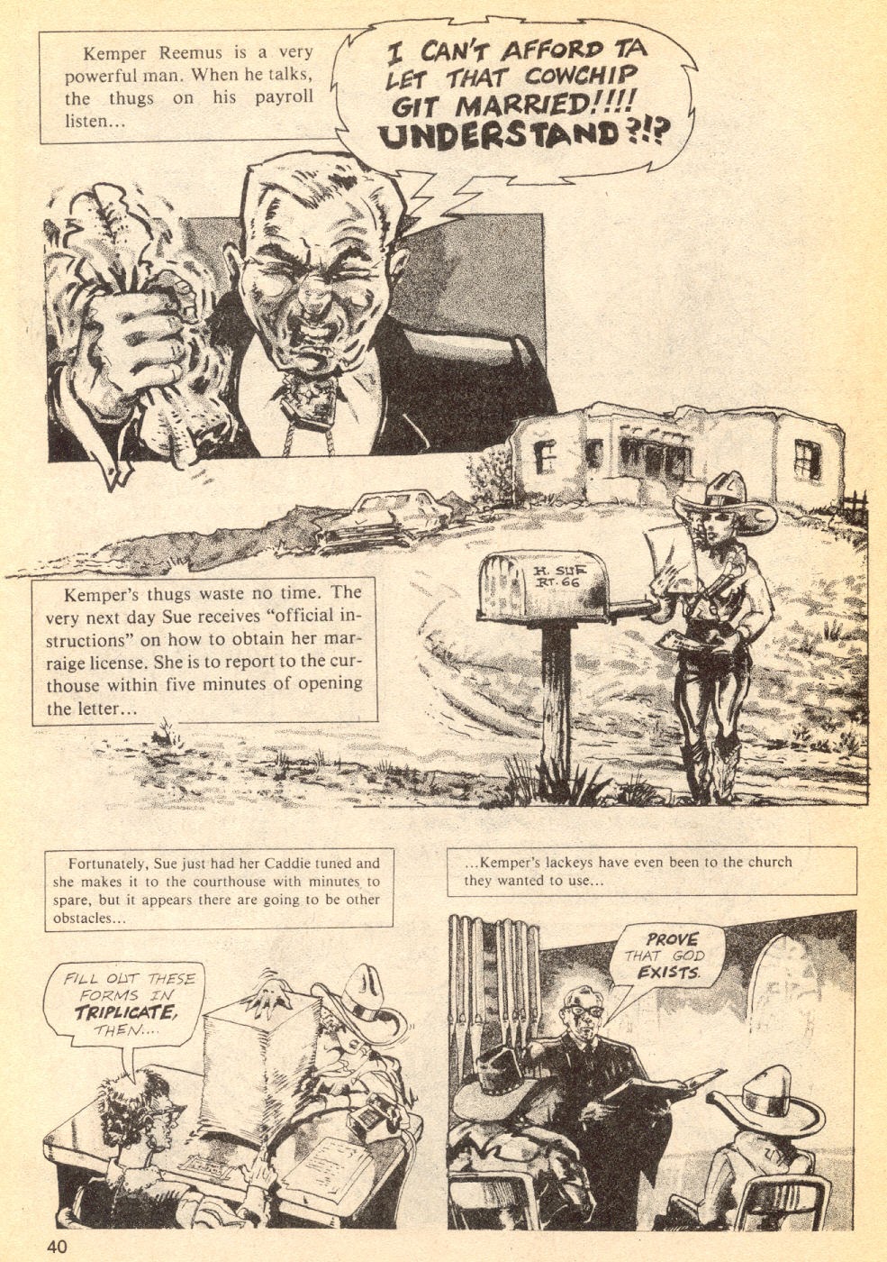 Read online Honkytonk Sue comic -  Issue #4 - 42