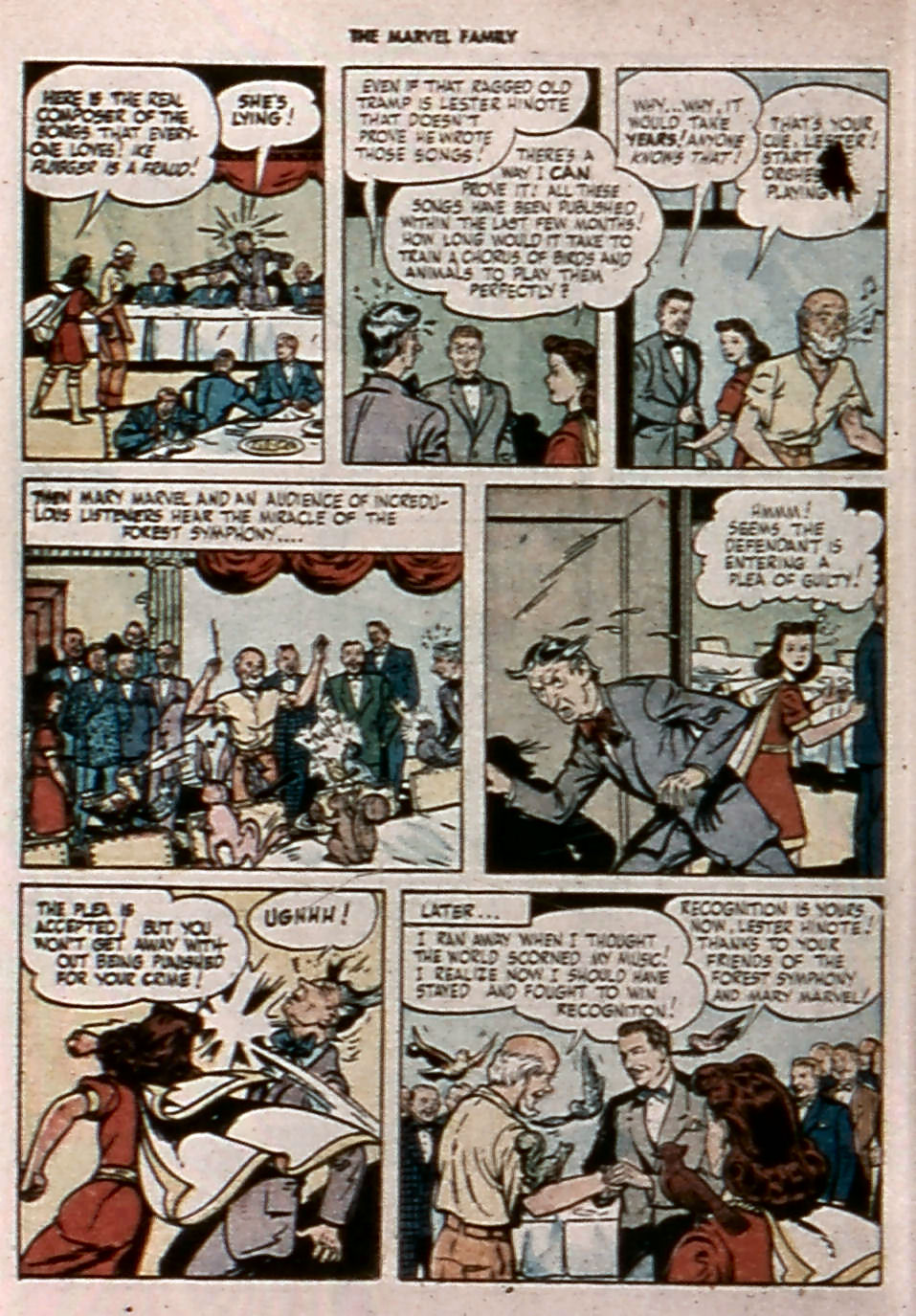 Read online The Marvel Family comic -  Issue #8 - 36