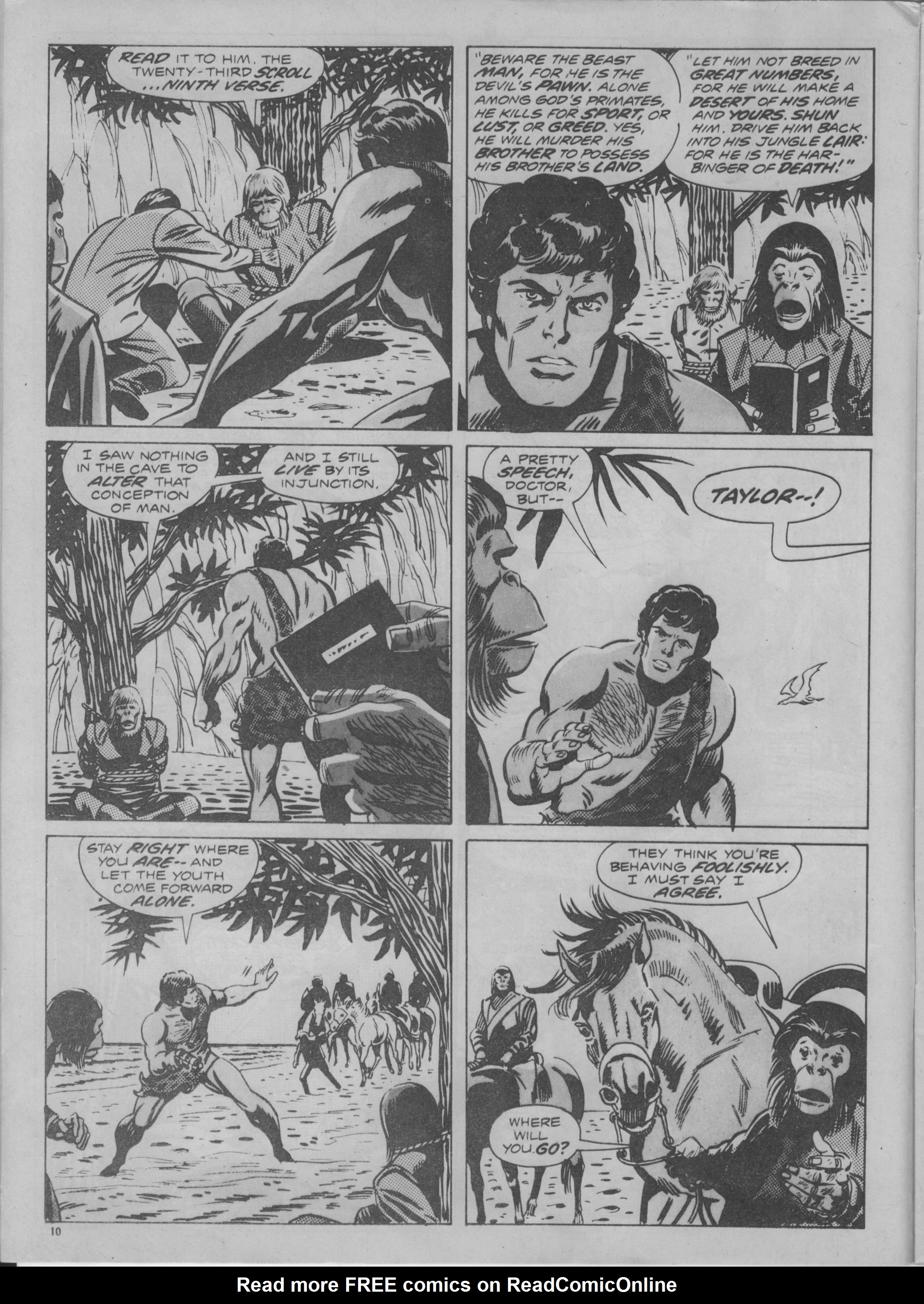 Read online Planet of the Apes (1974) comic -  Issue #10 - 10
