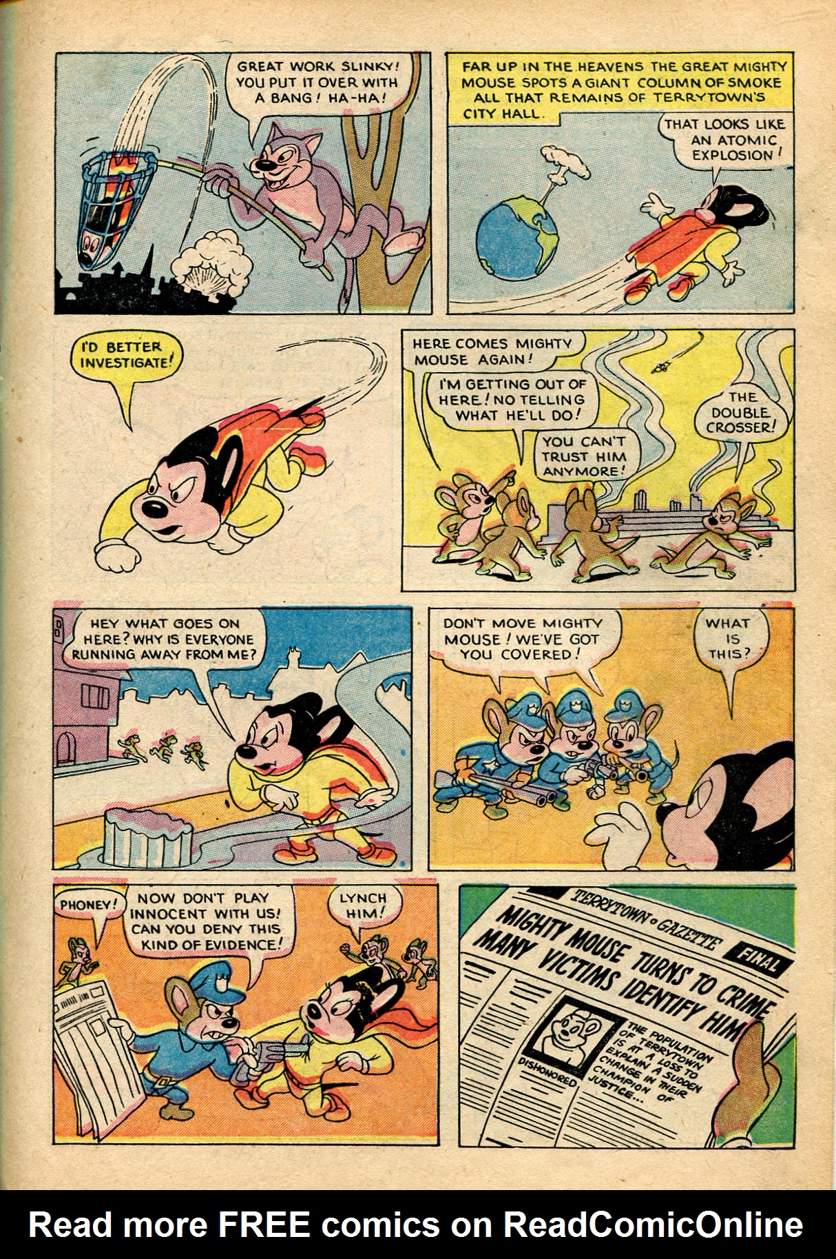 Read online Paul Terry's Mighty Mouse Comics comic -  Issue #20 - 23