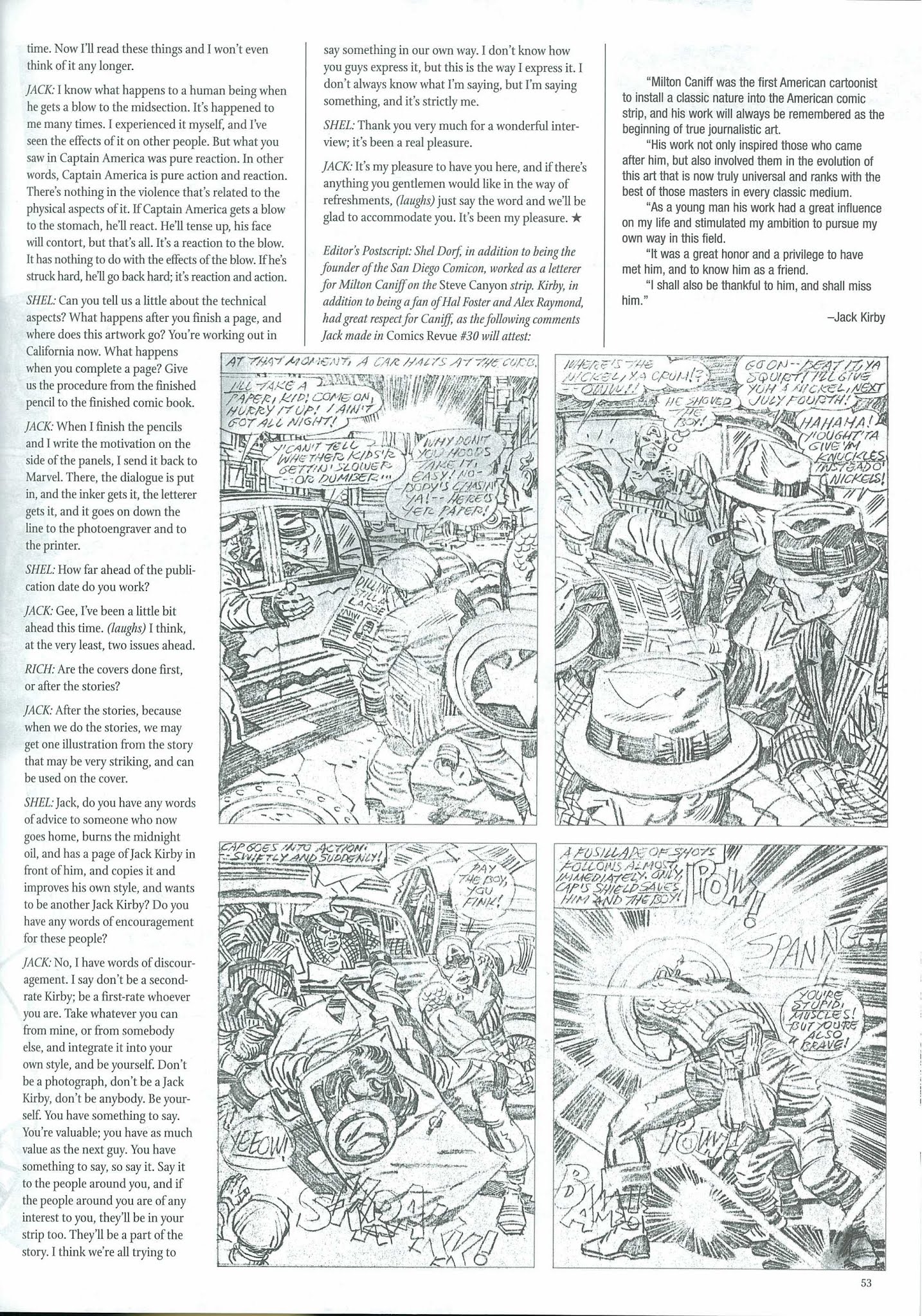 Read online The Jack Kirby Collector comic -  Issue #37 - 56