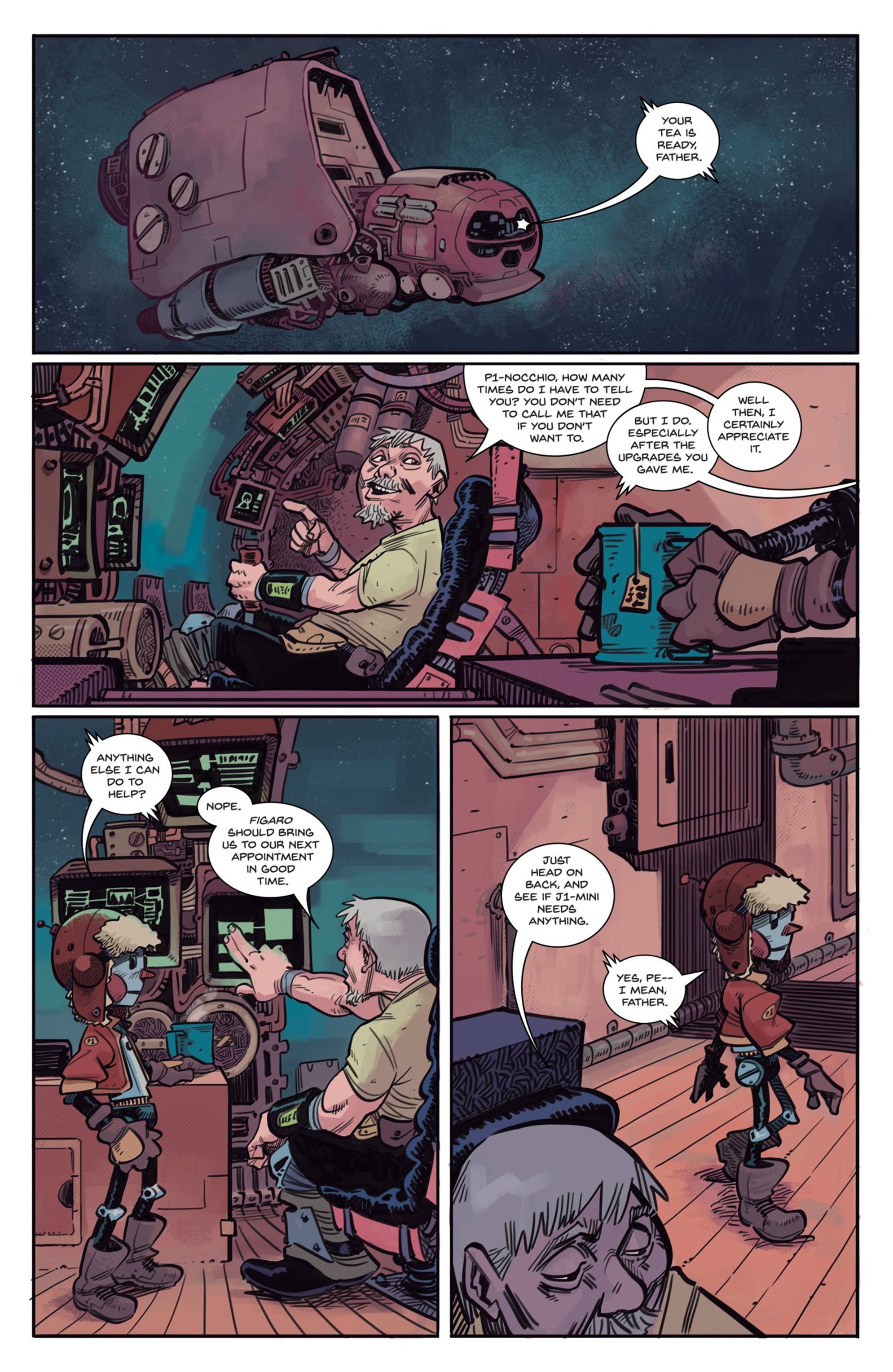 Read online Grimm Space P1-Nocchio comic -  Issue # Full - 3