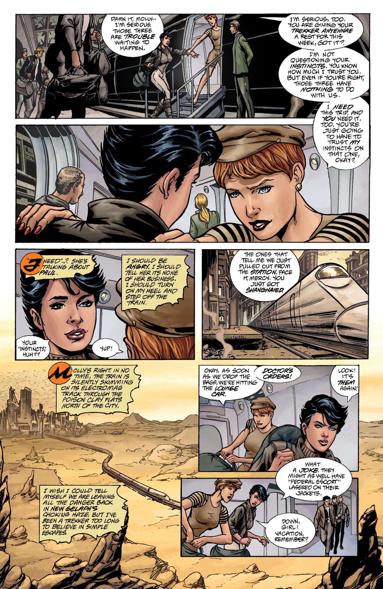 Read online Trekker: The Train to Avalon Bay comic -  Issue # TPB - 14