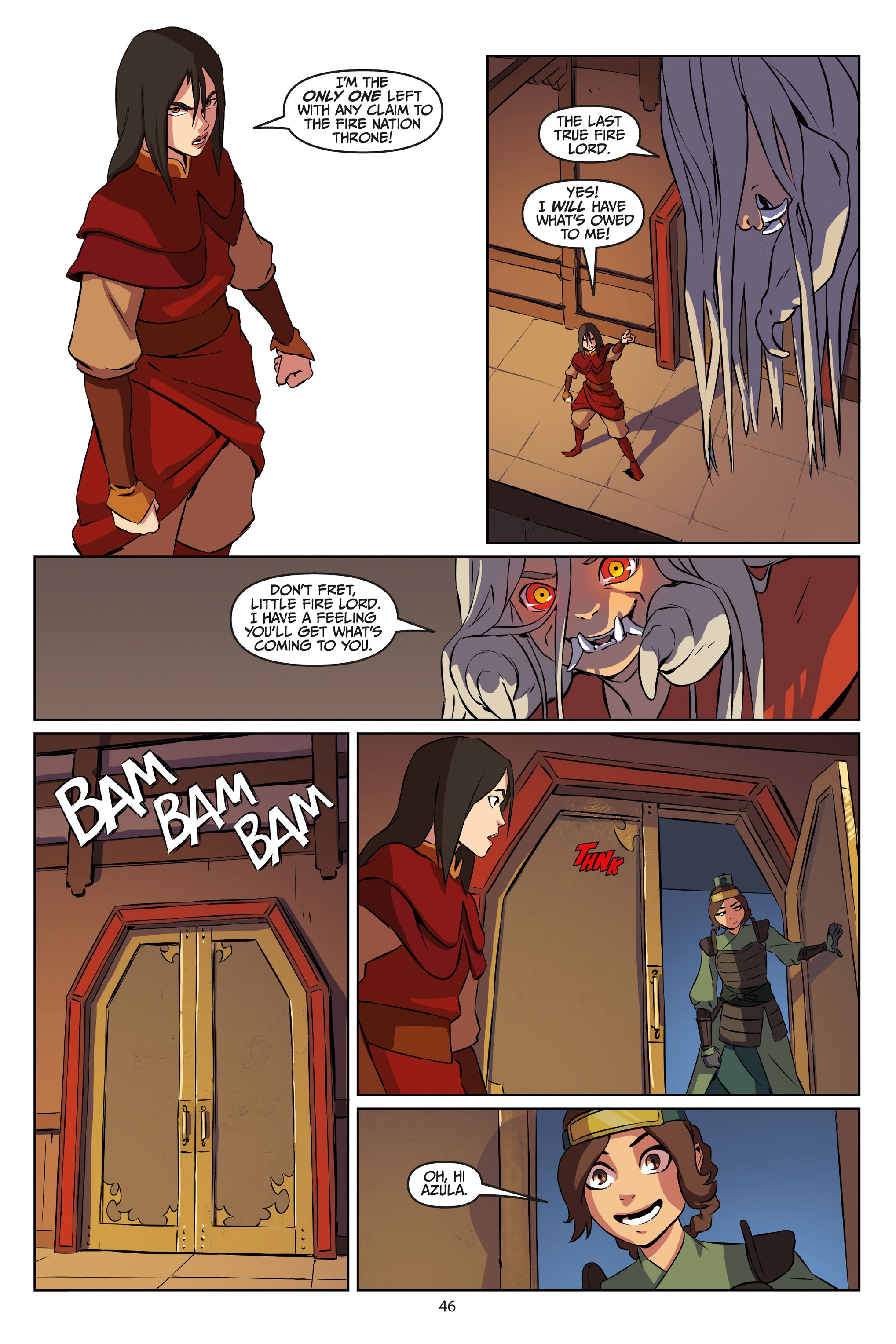 Read online Avatar: The Last Airbender - Azula in the Spirit Temple comic -  Issue # TPB - 47
