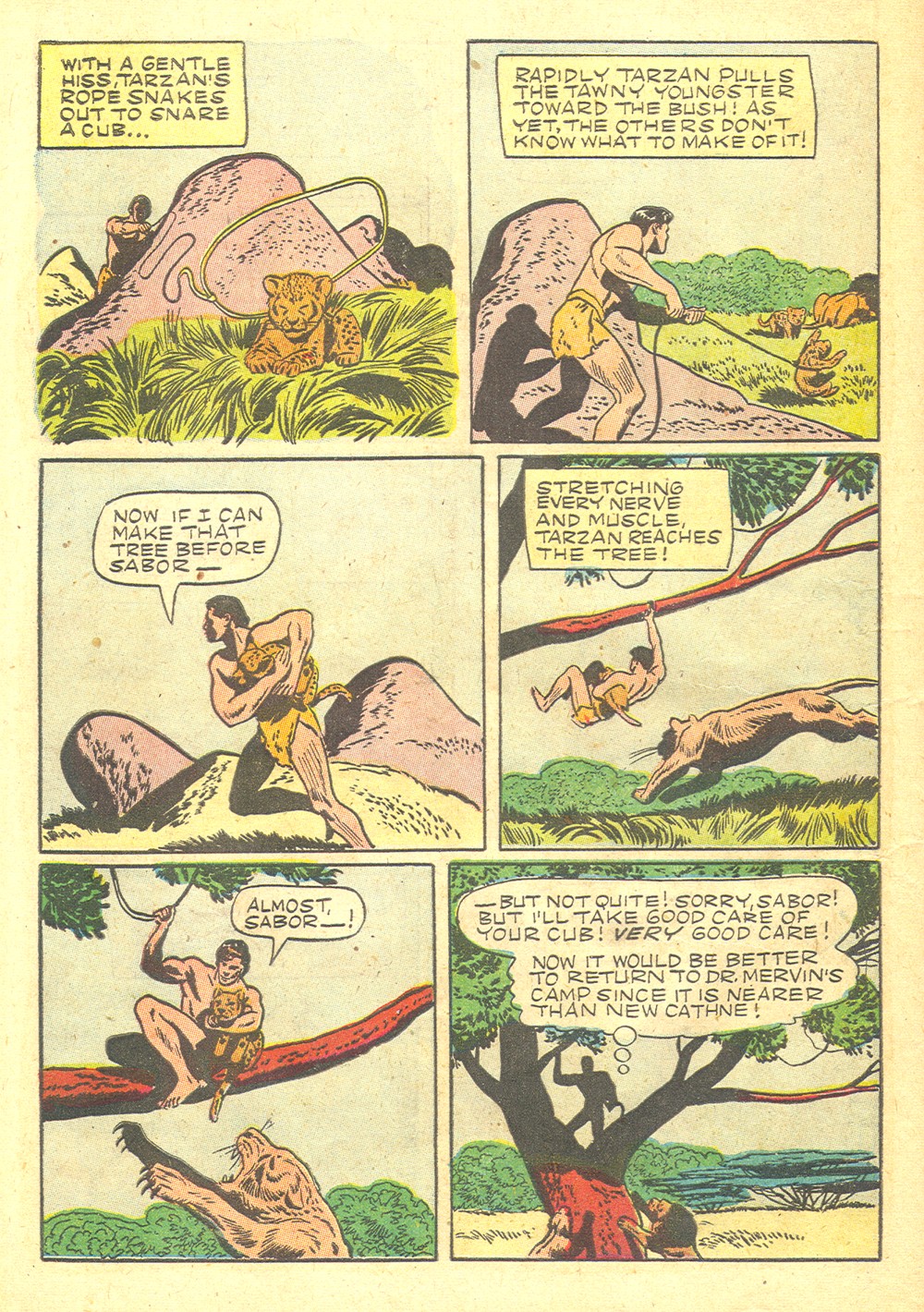 Read online Tarzan (1948) comic -  Issue #36 - 18