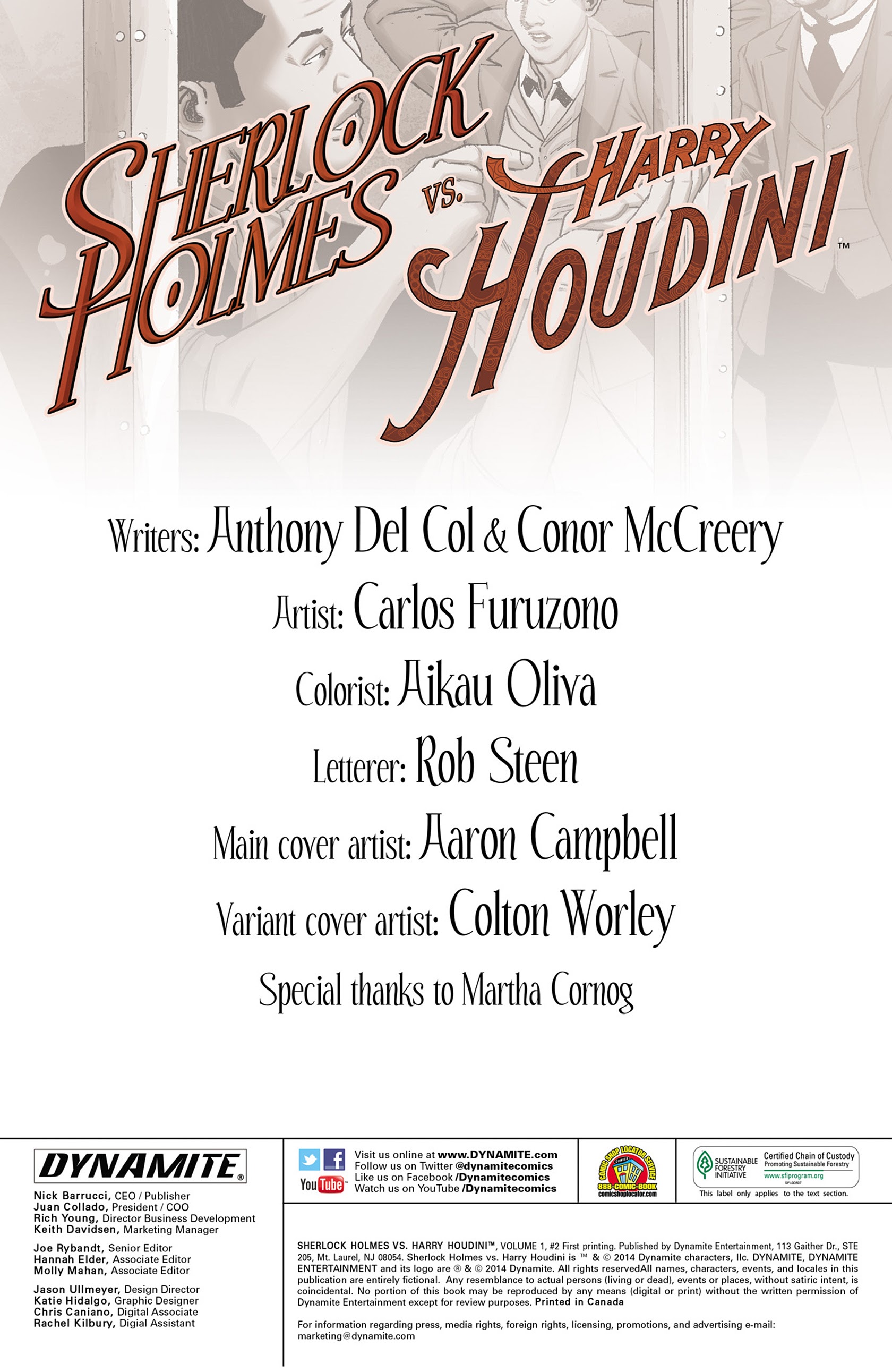 Read online Sherlock Holmes vs. Harry Houdini comic -  Issue #2 - 4