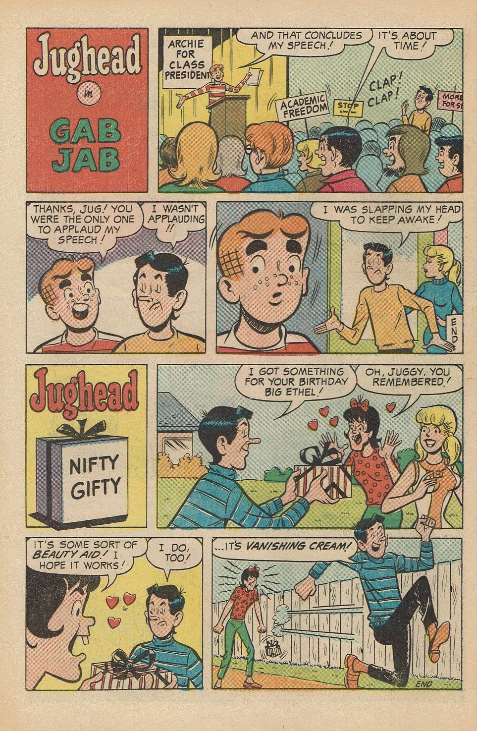 Read online Jughead's Jokes comic -  Issue #7 - 17