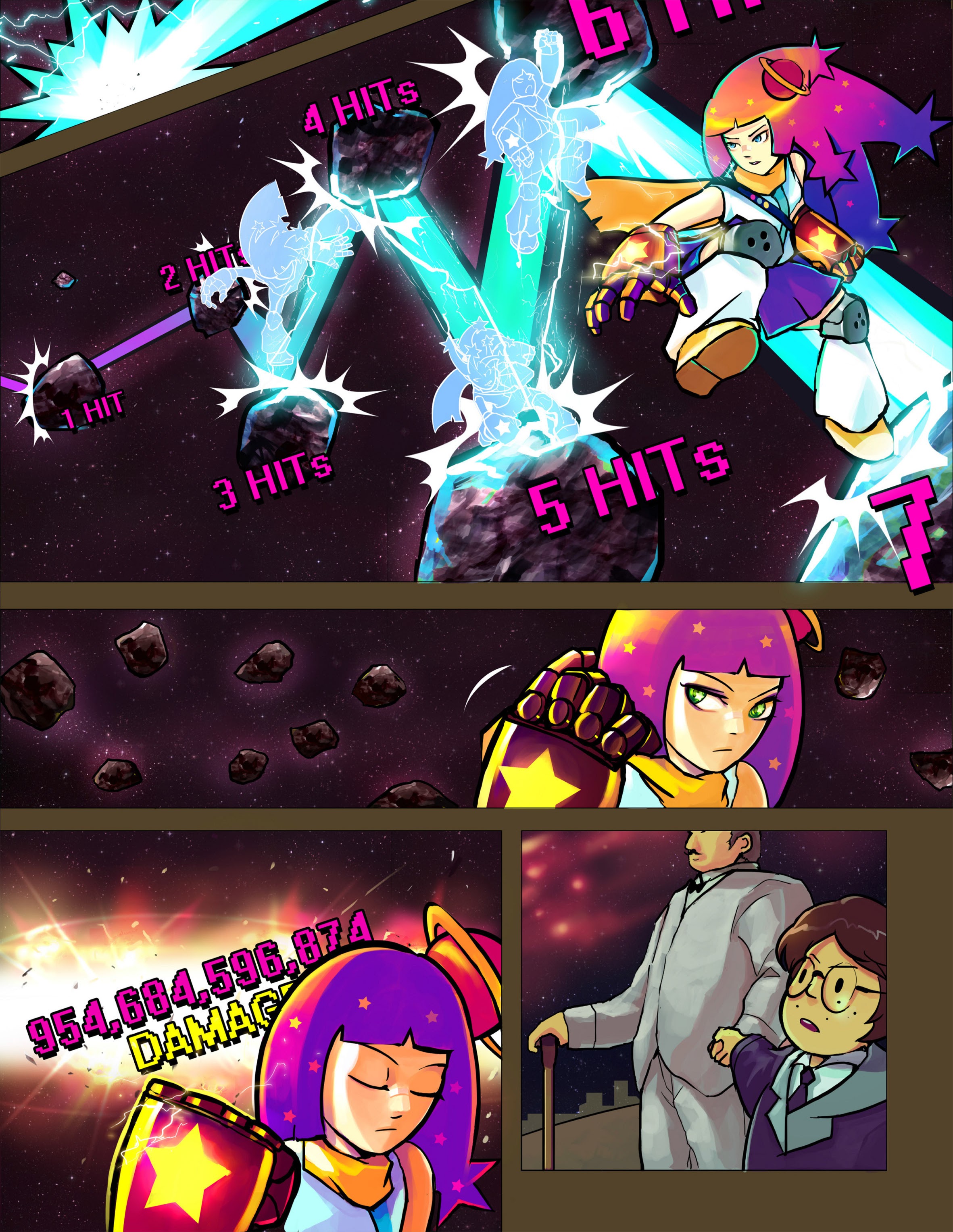 Read online Starpunch Girl comic -  Issue #1 - 17