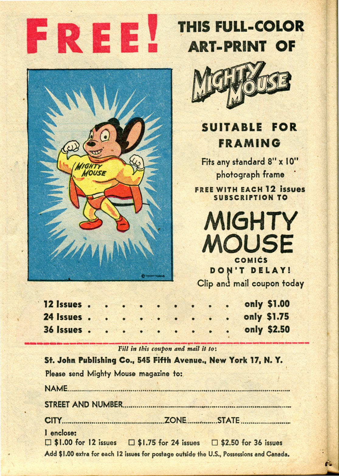 Read online Paul Terry's Mighty Mouse Comics comic -  Issue #9 - 24
