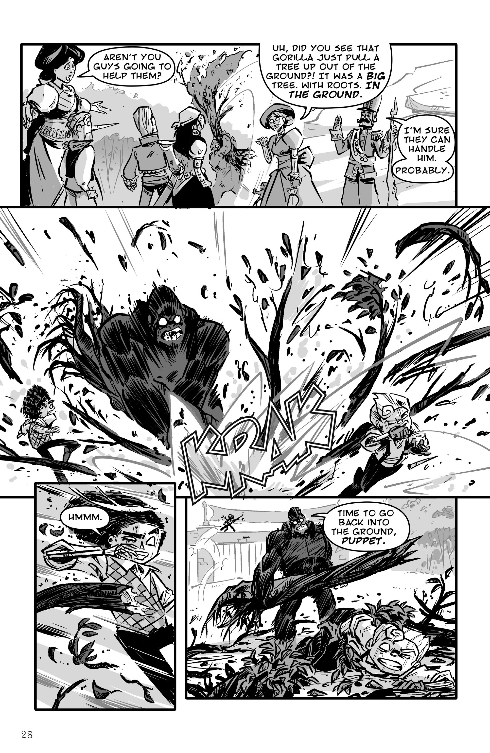 Read online Pinocchio, Vampire Slayer Versus the Vampire Zoo comic -  Issue # Full - 29