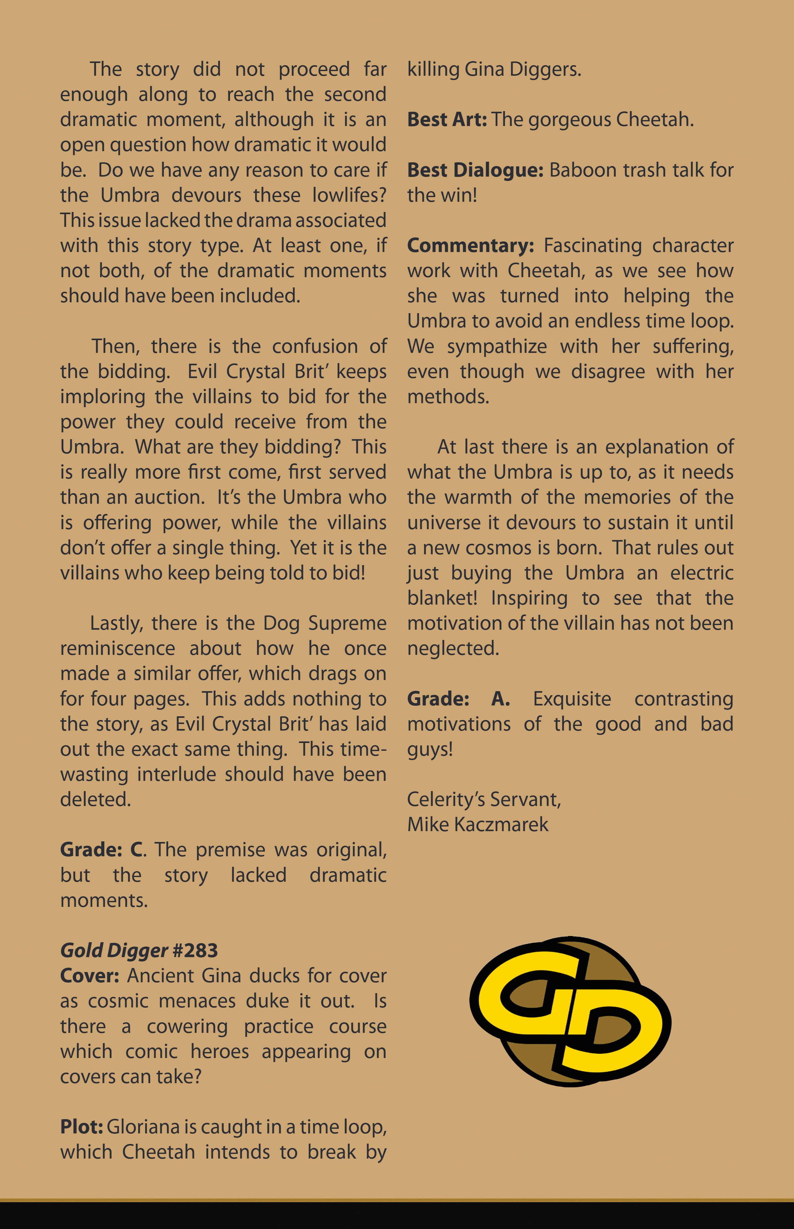 Read online Gold Digger (1999) comic -  Issue #287 - 28
