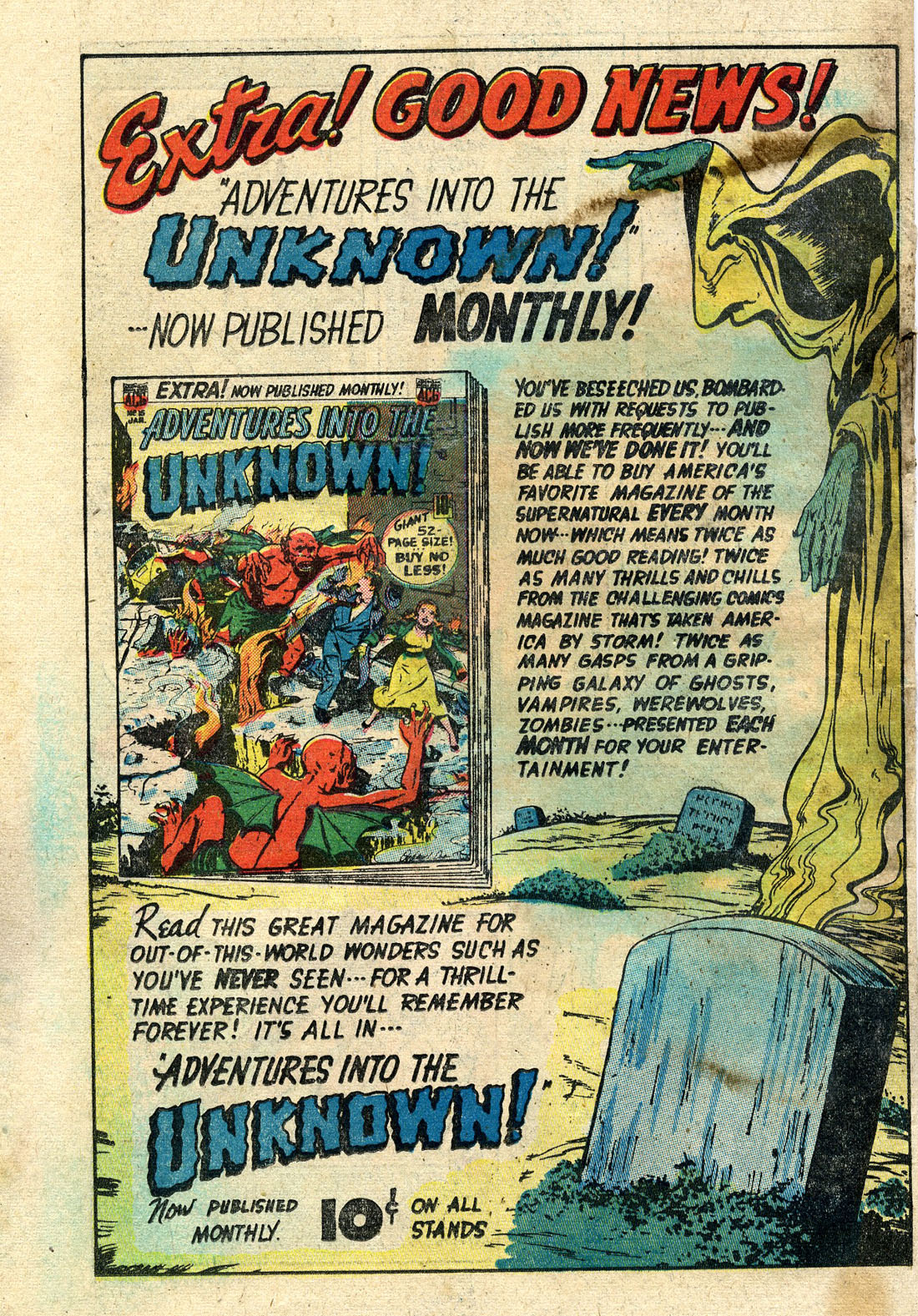 Read online Adventures Into The Unknown comic -  Issue #15 - 50