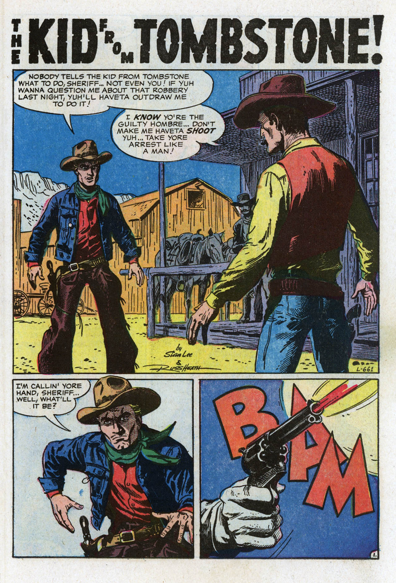 Read online Western Gunfighters (1956) comic -  Issue #25 - 22