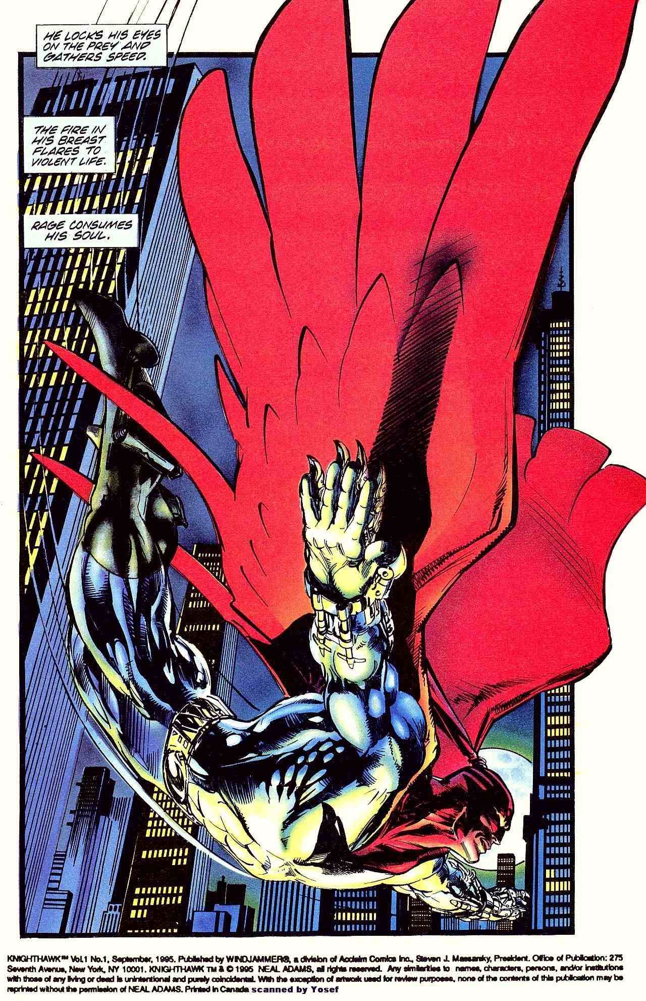 Read online Knighthawk comic -  Issue #1 - 4