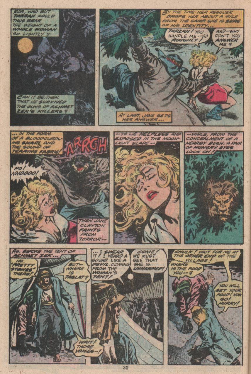 Read online Tarzan (1977) comic -  Issue #8 - 19