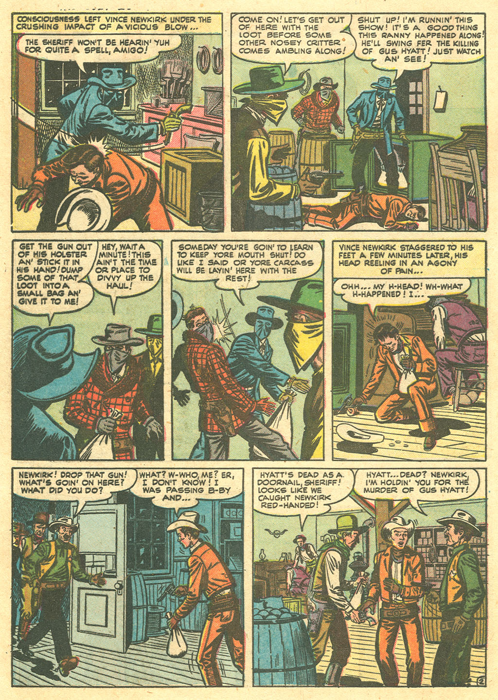 Read online Kid Colt Outlaw comic -  Issue #26 - 28