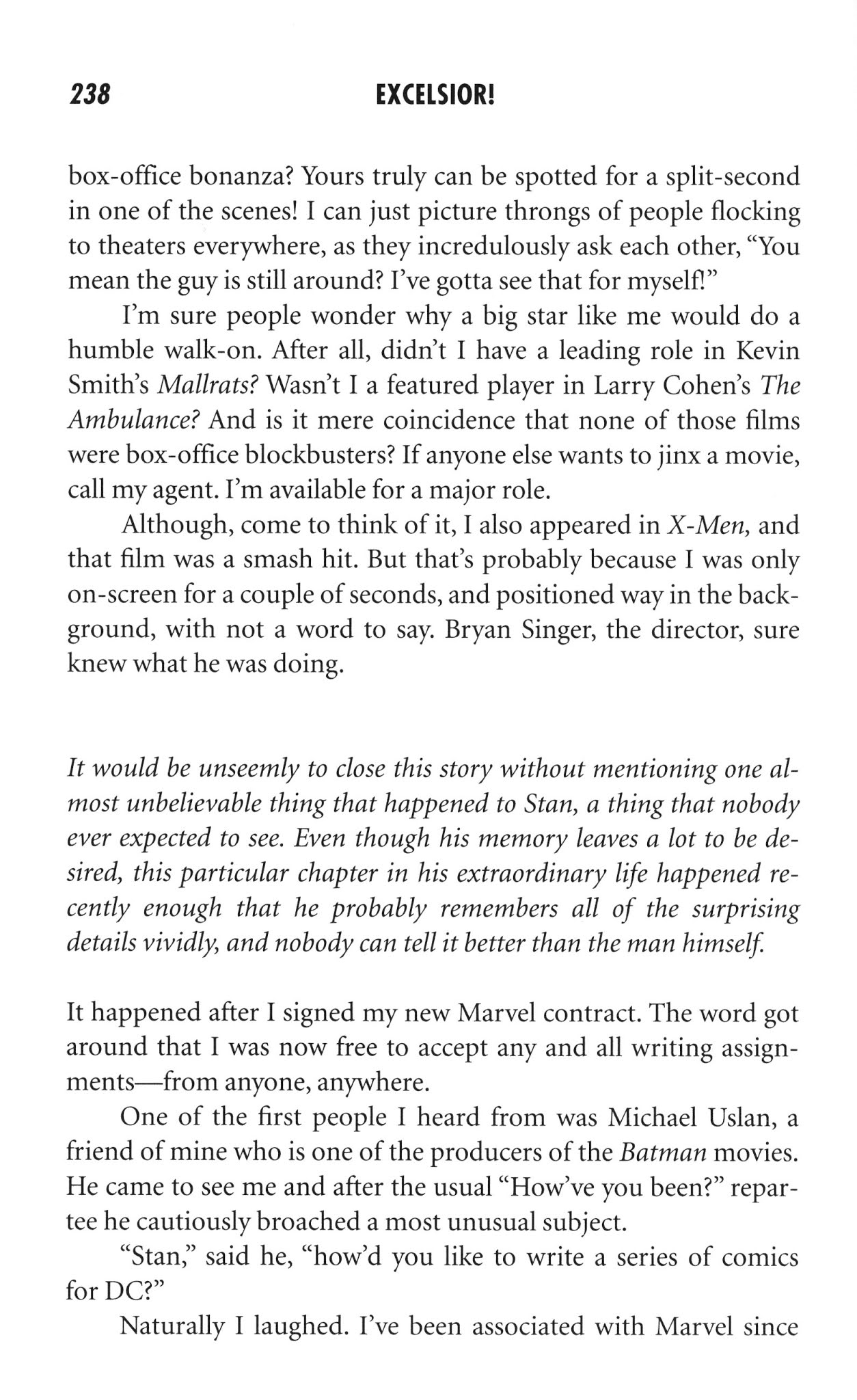 Read online Excelsior! The Amazing Life of Stan Lee comic -  Issue # TPB (Part 3) - 48